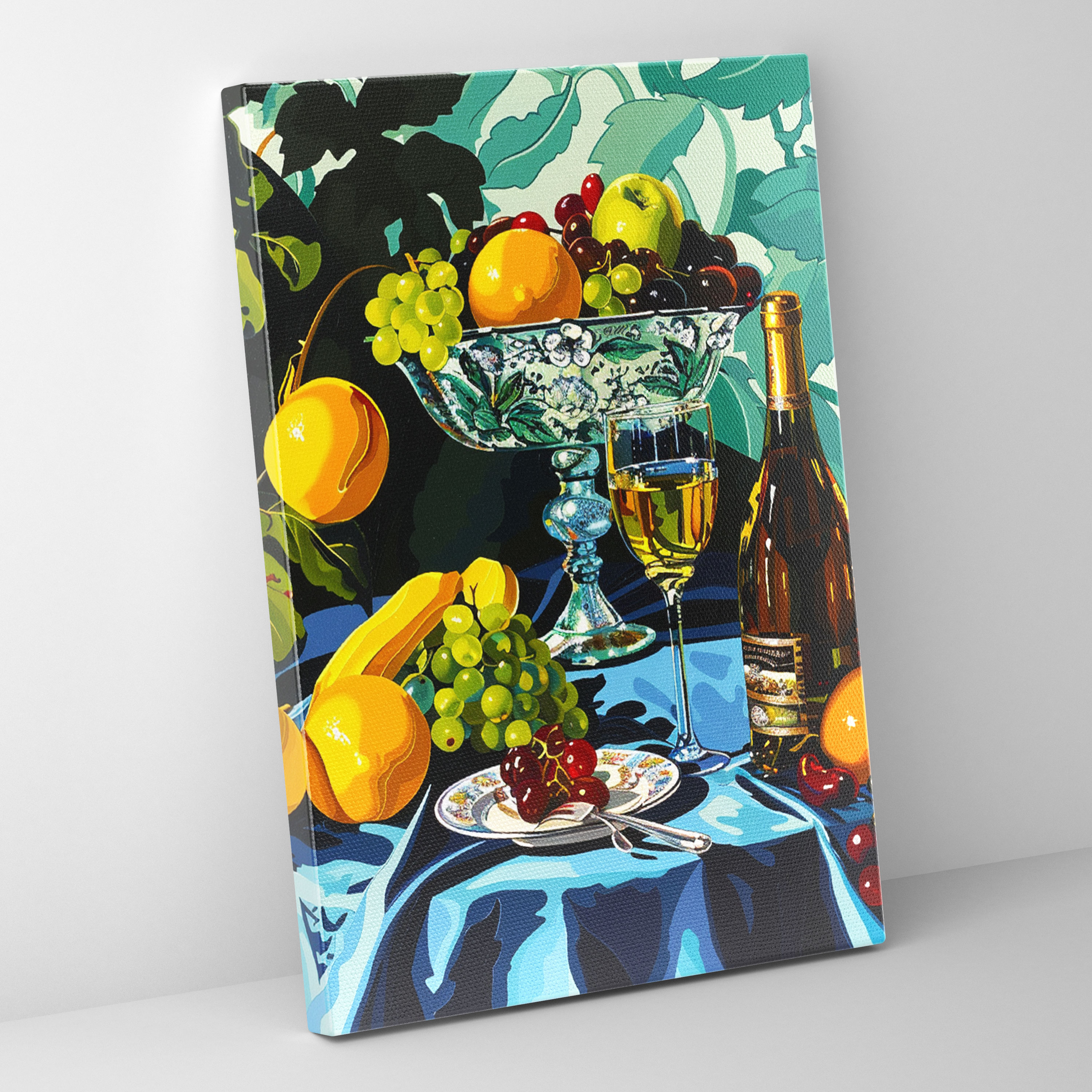 Pop Art Still Life Canvas Print - Classicism And Popart, Wall Decoration, Canvas, Home Decoration