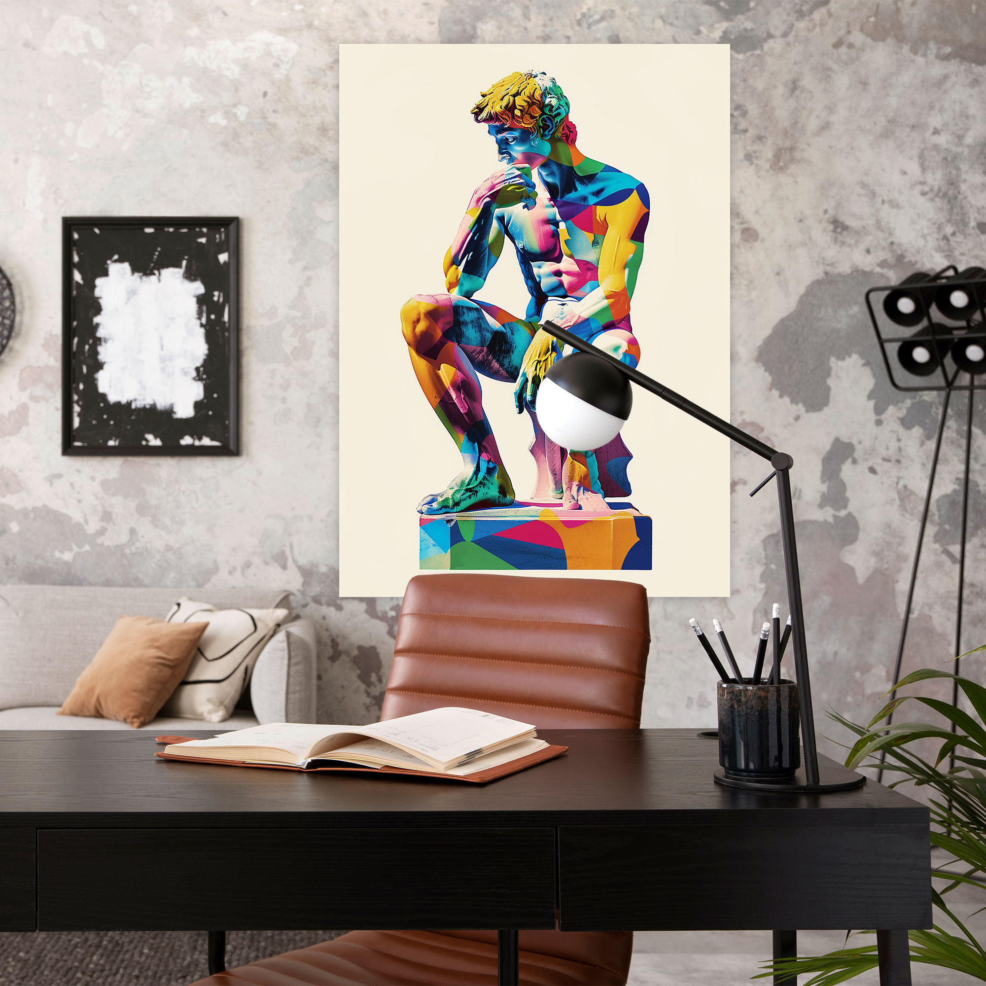Classicism With Pop Art Wall Decoration - Classicism And Popart, Canvas Wall Art, Canvas Print, Canvas