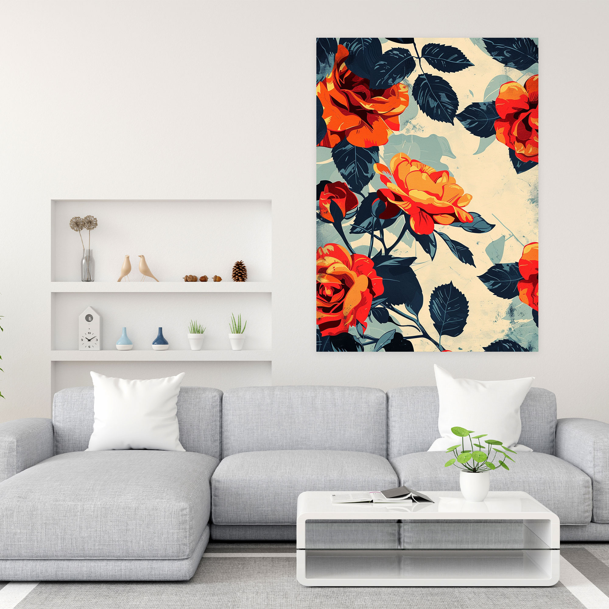 Classicism With Pop Art Canvas Print - Classicism And Popart, Classicism With Pop Art, Canvas, Canvas Wall Art