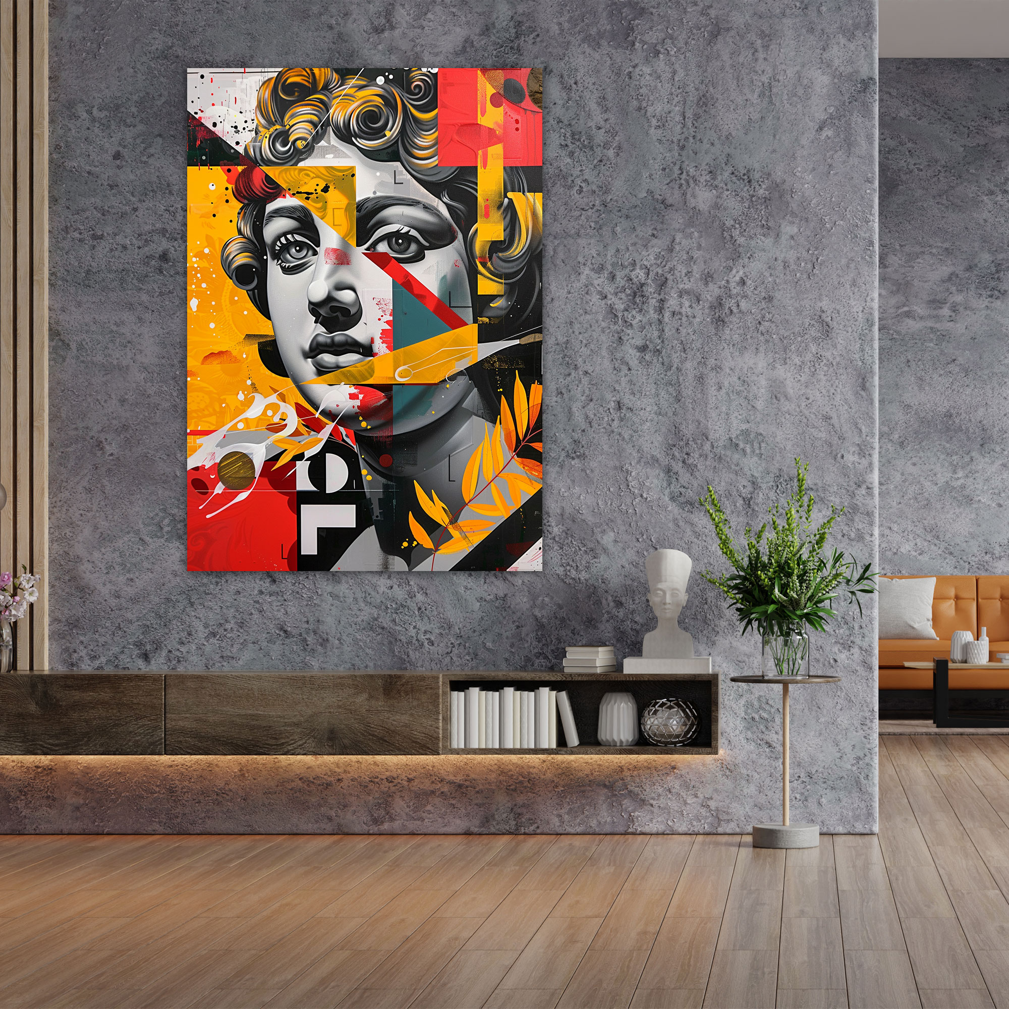 Classicism With Pop Art Wall Art - Classicism And Popart, Wall Art, Canvas Wall Art, Classicism With Pop Art