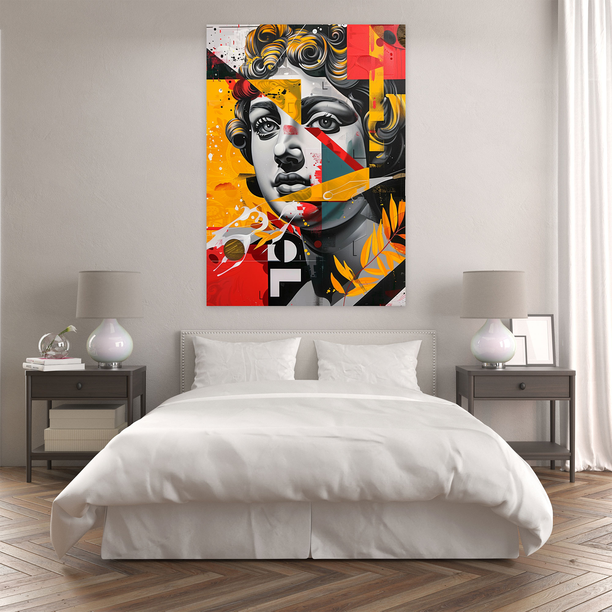 Classicism With Pop Art Wall Art - Classicism And Popart, Wall Art, Canvas Wall Art, Classicism With Pop Art