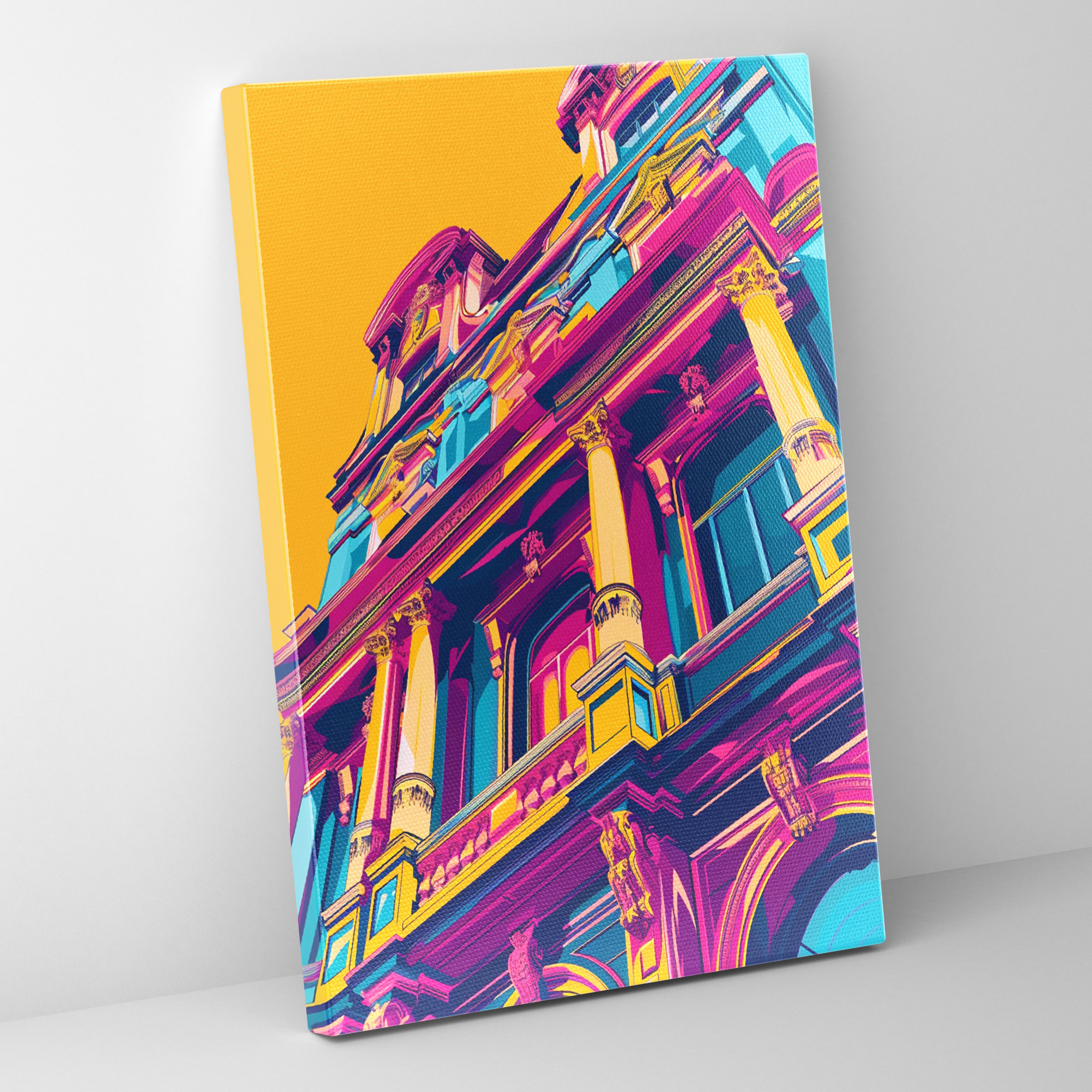 Classicism With Pop Art Wall Decoration - Classicism And Popart, Canvas, Canvas Print, Wall Art
