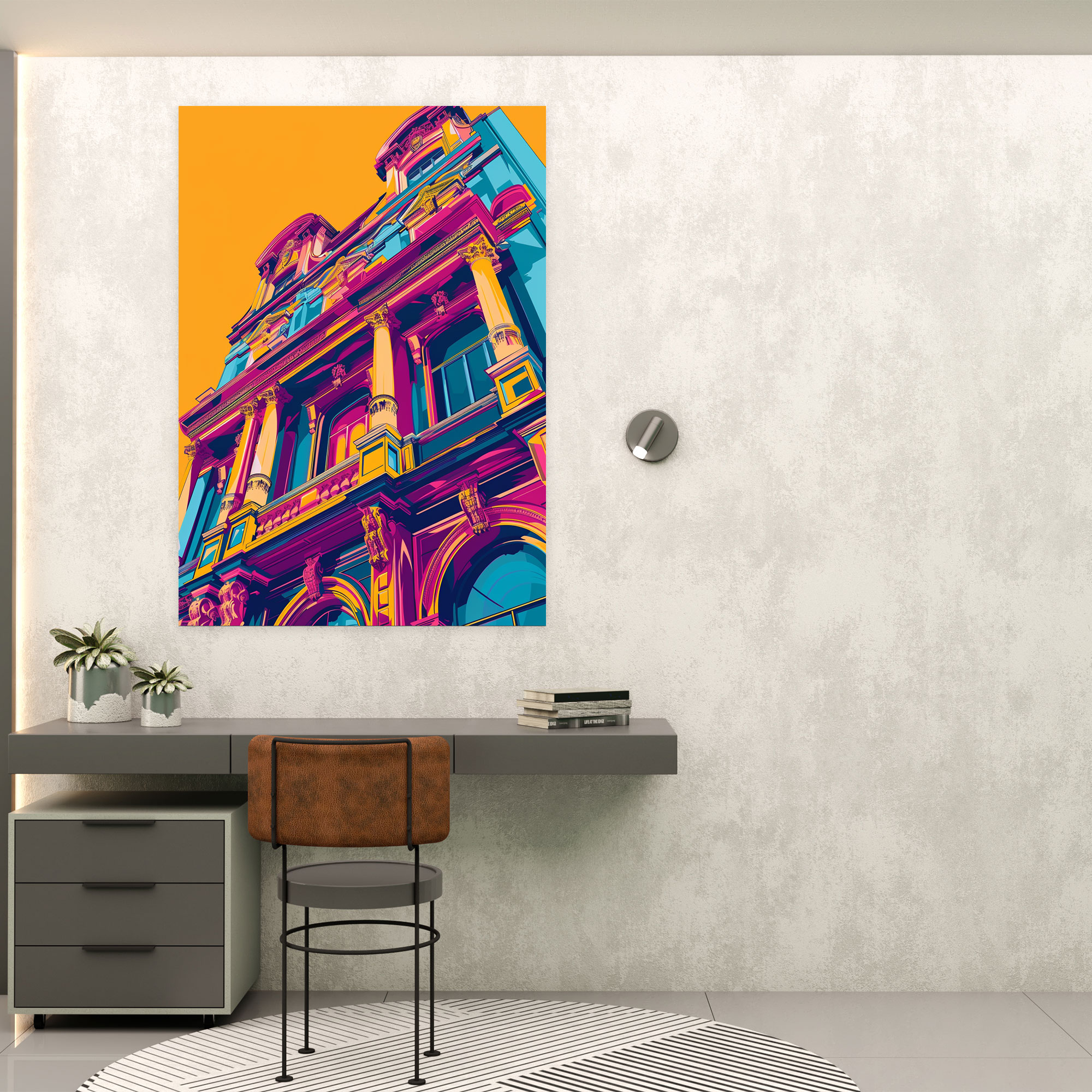 Classicism With Pop Art Wall Decoration - Classicism And Popart, Canvas, Canvas Print, Wall Art