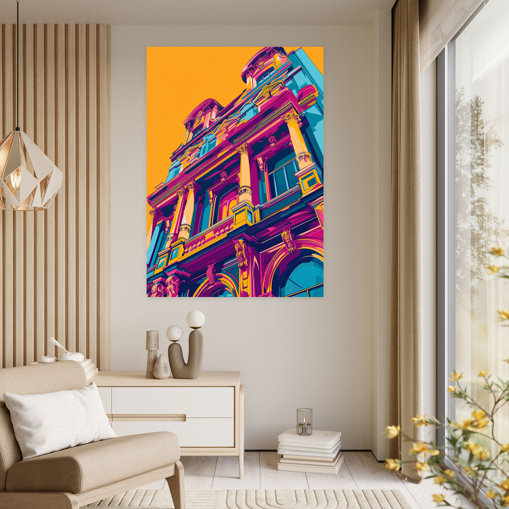 Classicism With Pop Art Wall Decoration - Classicism And Popart, Canvas, Canvas Print, Wall Art