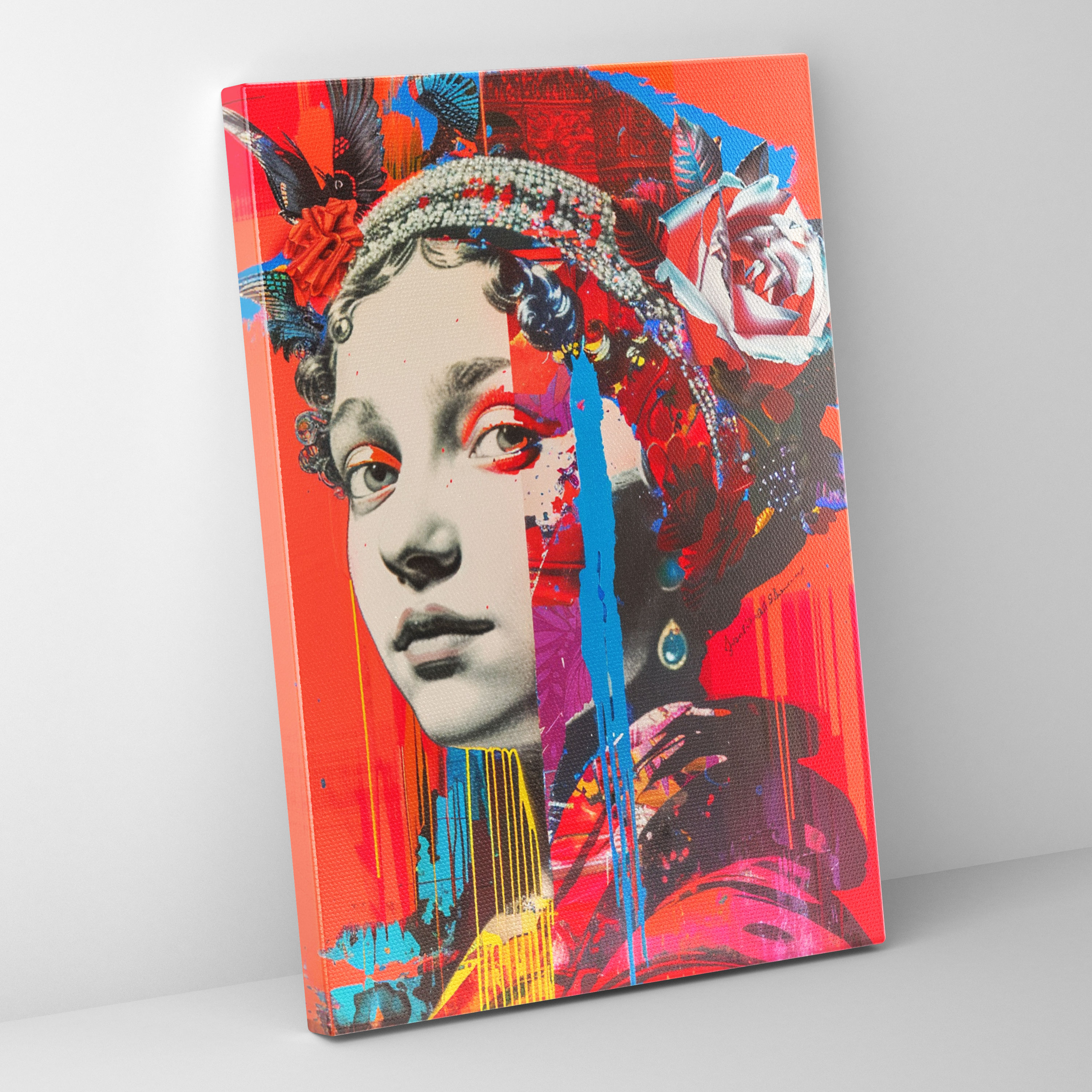 Renaissance Pop Art Canvas Wall Decoration - Classicism And Popart, Wall Decoration, Home Decoration, Canvas Wall Art