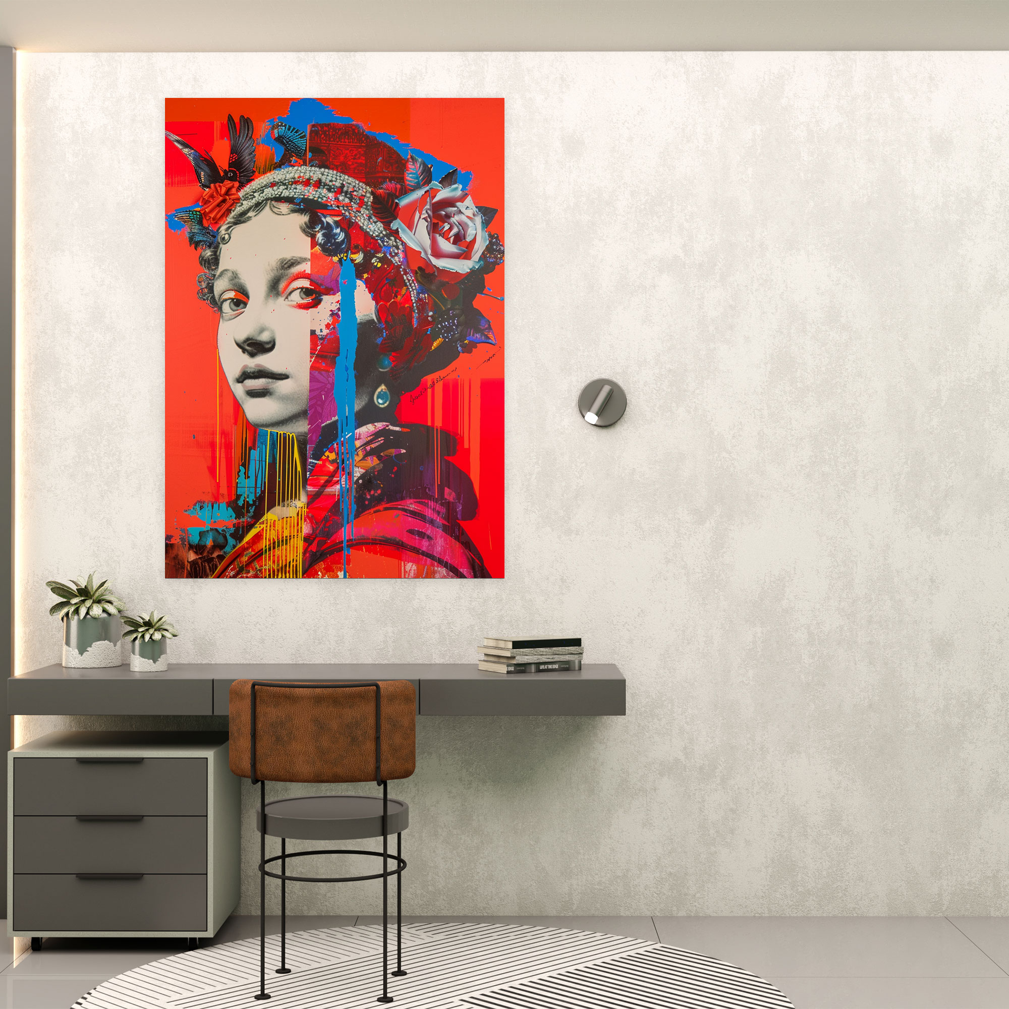 Renaissance Pop Art Canvas Wall Decoration - Classicism And Popart, Wall Decoration, Home Decoration, Canvas Wall Art