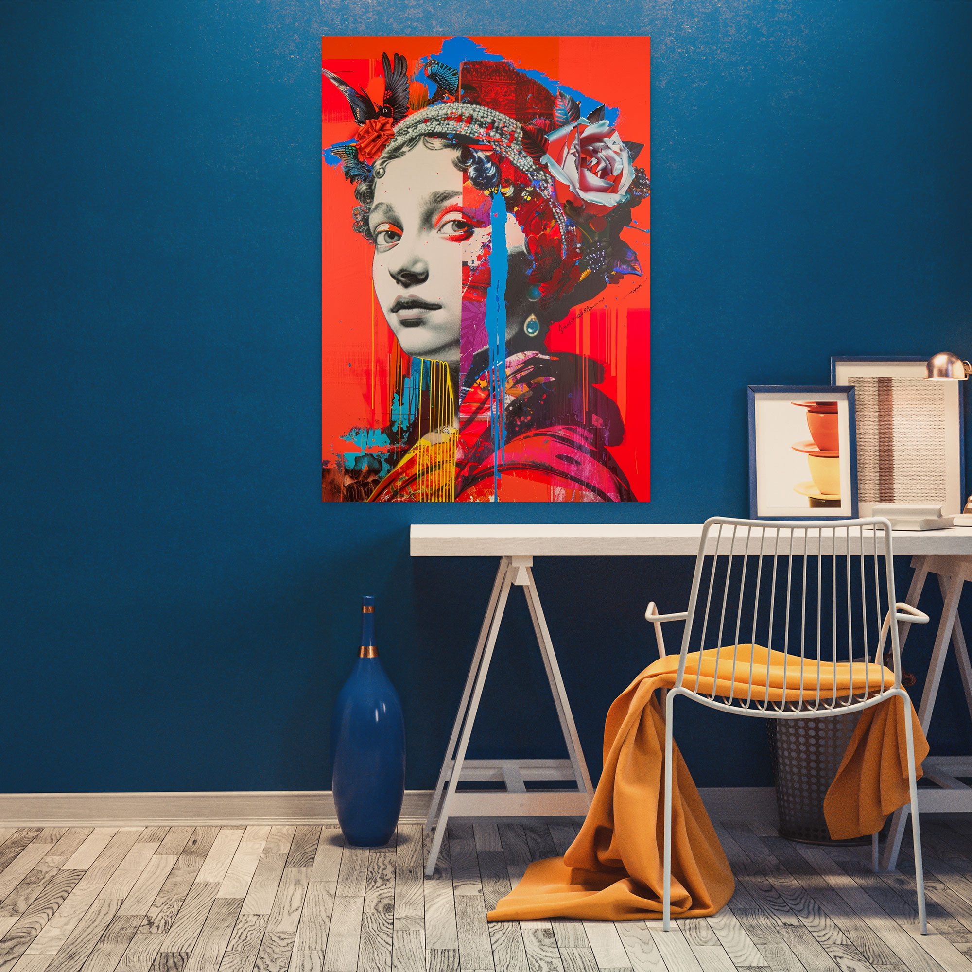 Renaissance Pop Art Canvas Wall Decoration - Classicism And Popart, Wall Decoration, Home Decoration, Canvas Wall Art