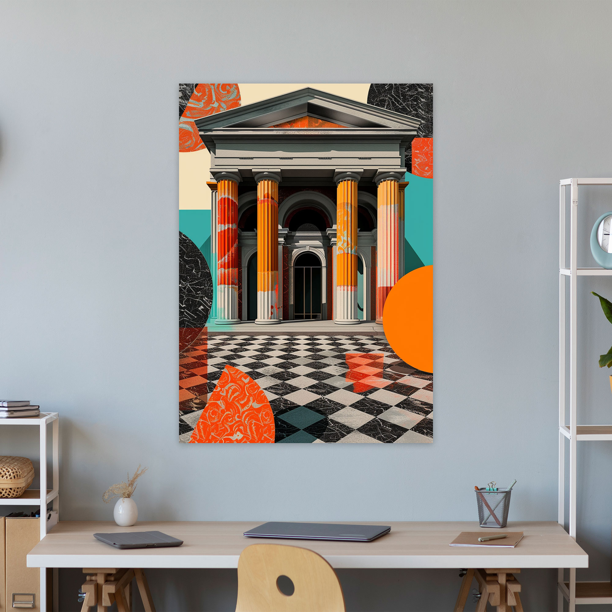 Classicism And Pop Art Fusion Canvas Print - Classicism And Popart, Wall Art, Canvas, Wall Decoration