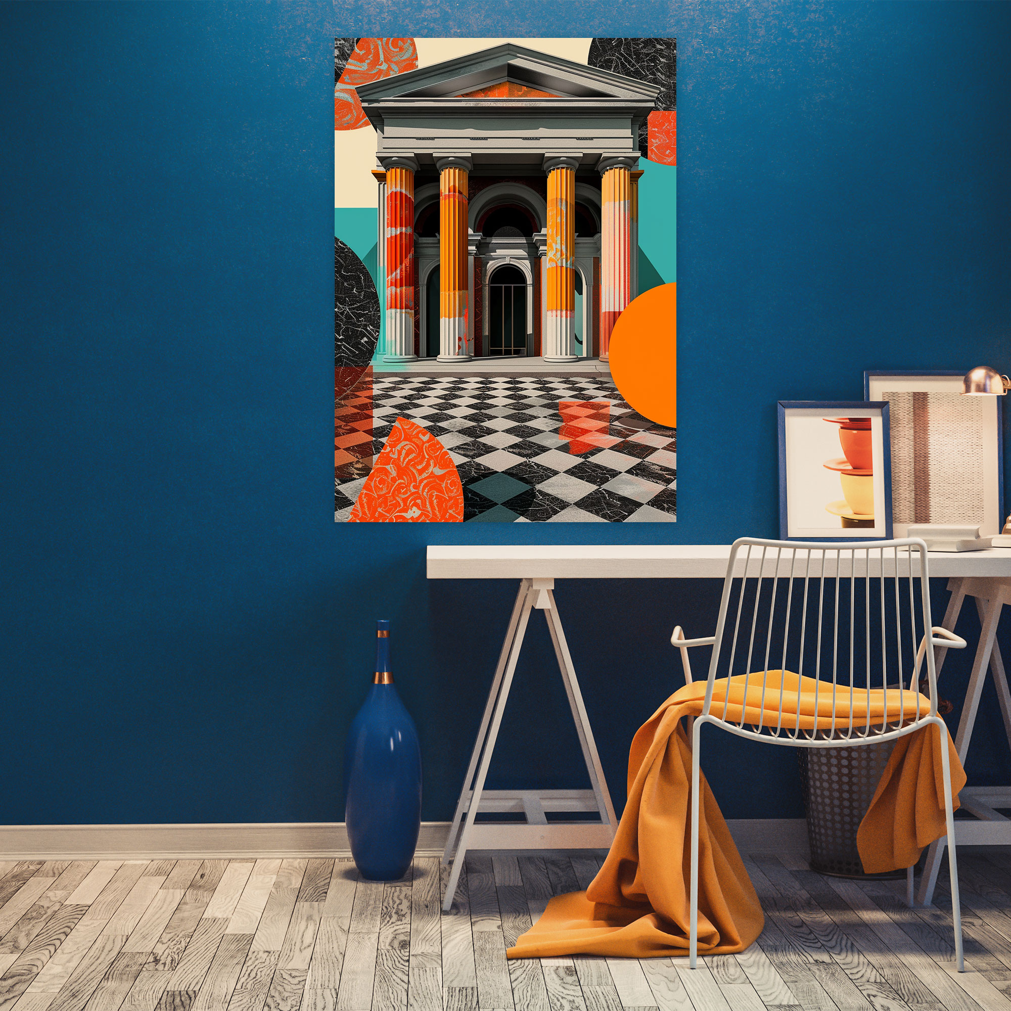 Classicism And Pop Art Fusion Canvas Print - Classicism And Popart, Wall Art, Canvas, Wall Decoration