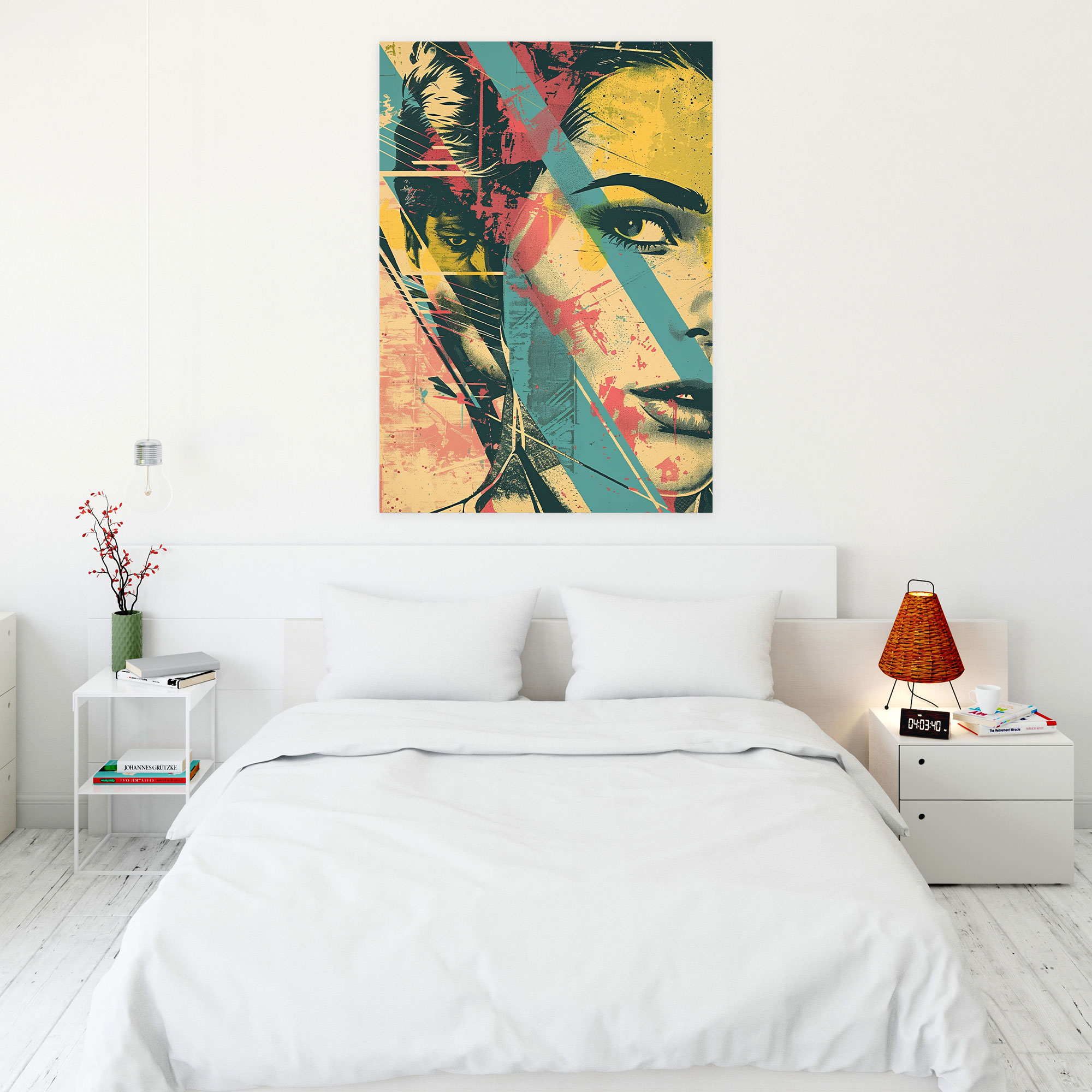 Vintage Movie Poster Pop Art Canvas Wall Art - Classicism And Popart, Wall Decoration, Wall Art, Canvas Print