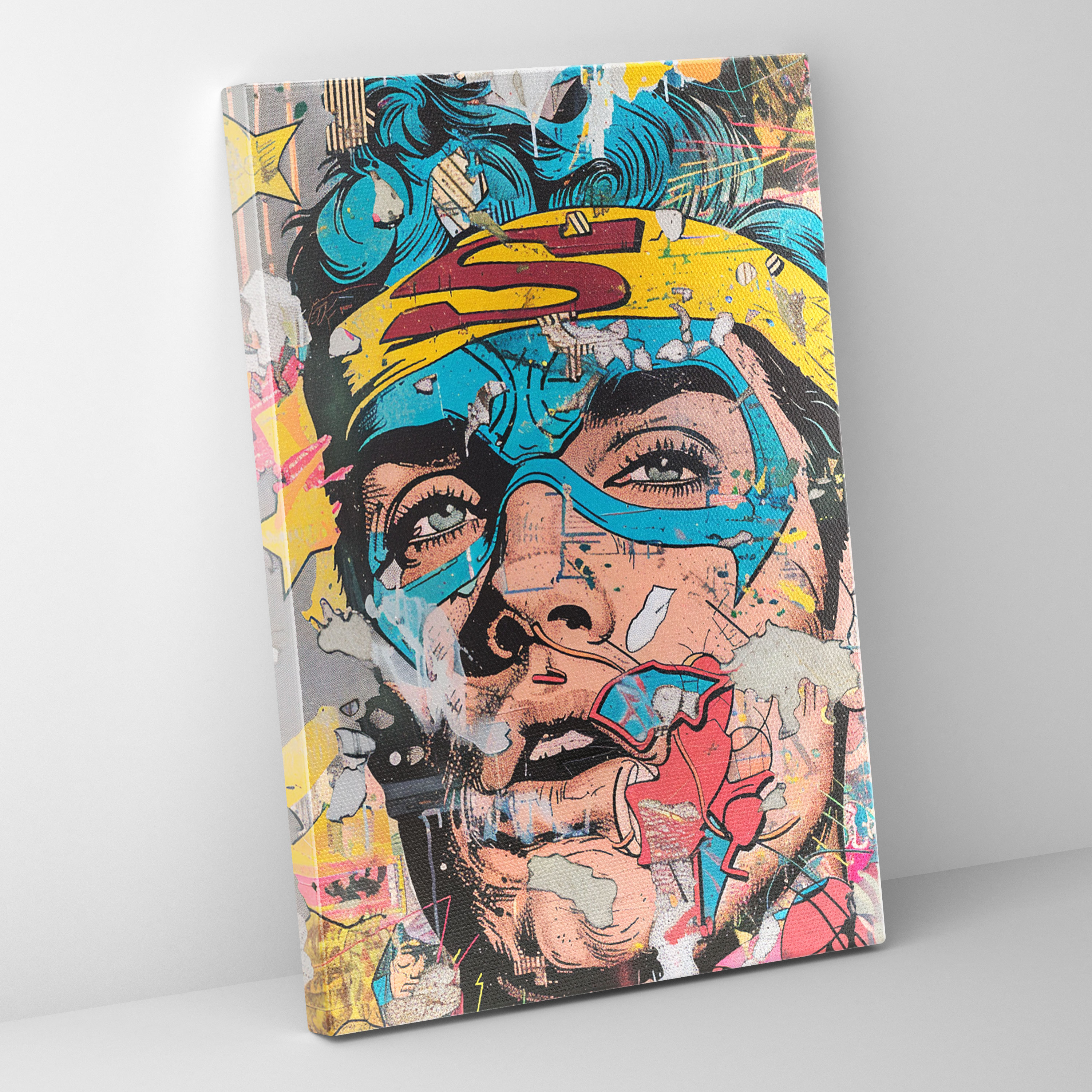 Renaissance Meets Pop Art Wall Art - Classicism And Popart, Canvas, Wall Art, Wall Decoration