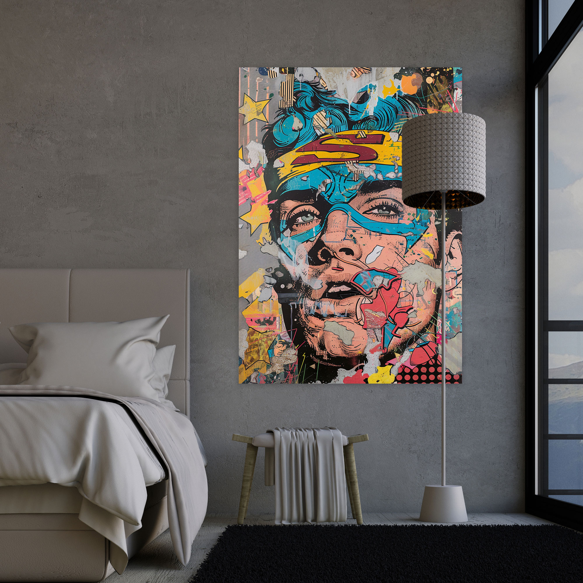 Renaissance Meets Pop Art Wall Art - Classicism And Popart, Canvas, Wall Art, Wall Decoration