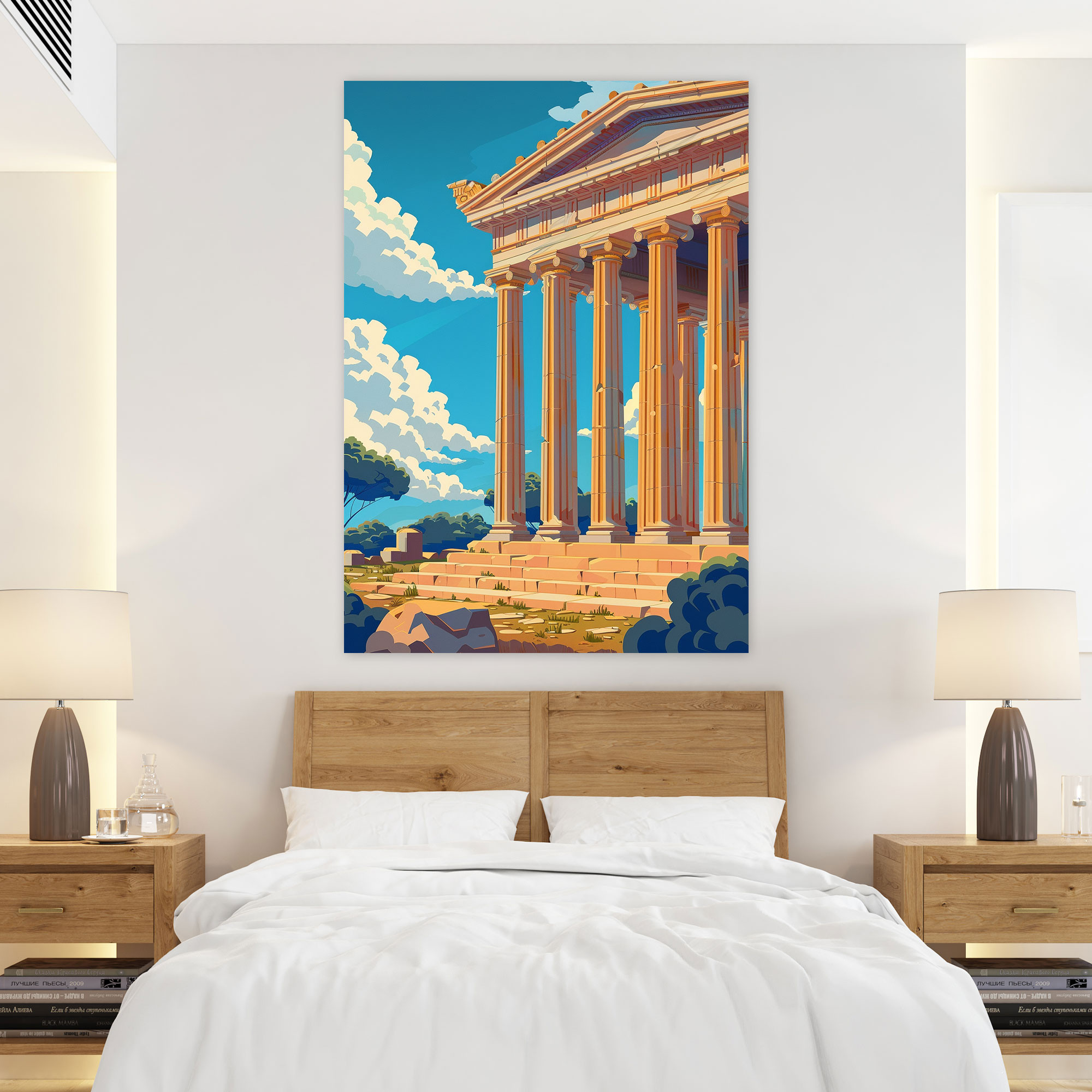 Ancient Greek Pop Art Canvas Print - Classicism And Popart, Canvas Wall Art, Canvas Print, Wall Decoration