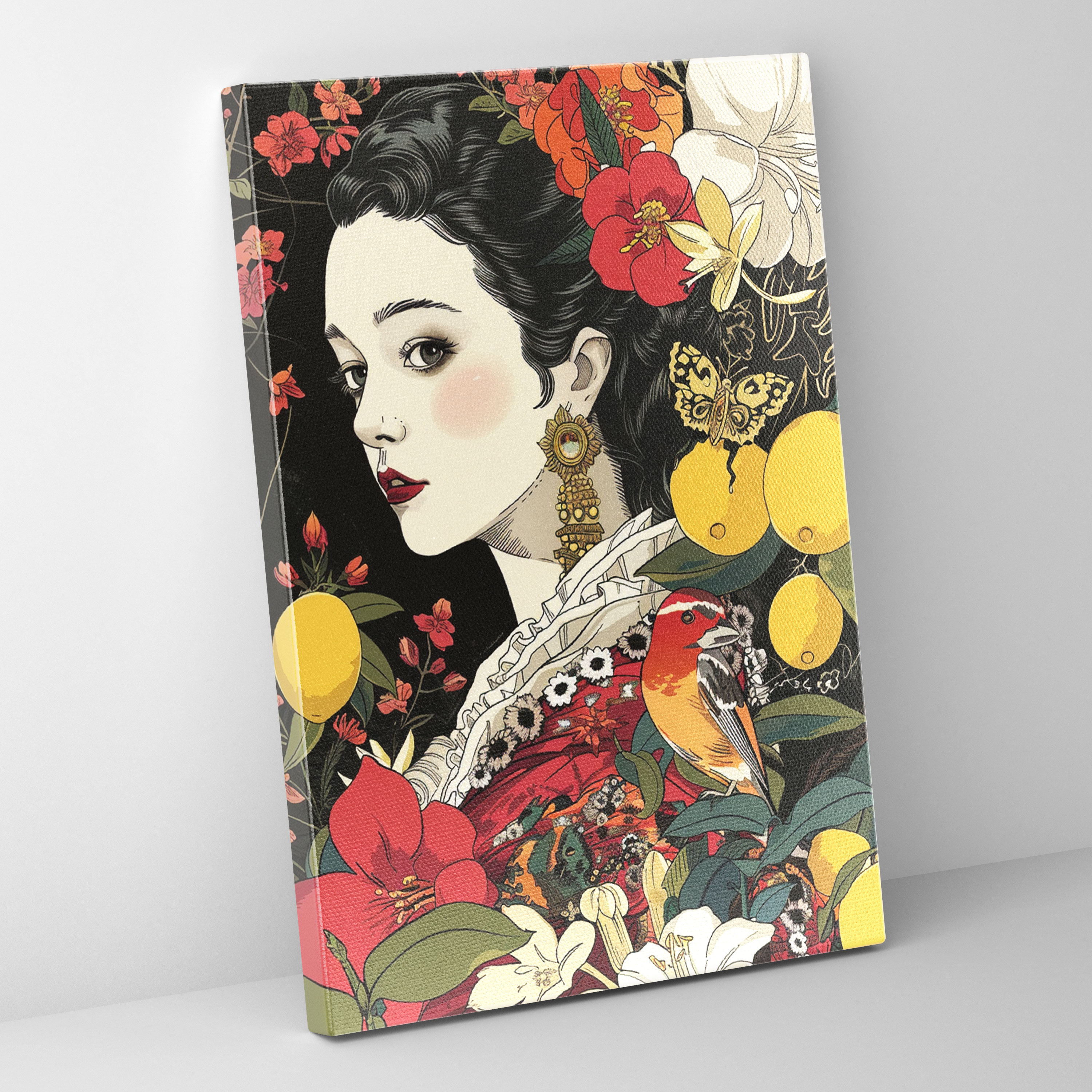 Baroque Pop Art Wall Decoration - Classicism And Popart, Canvas Print, Wall Art, Wall Decoration