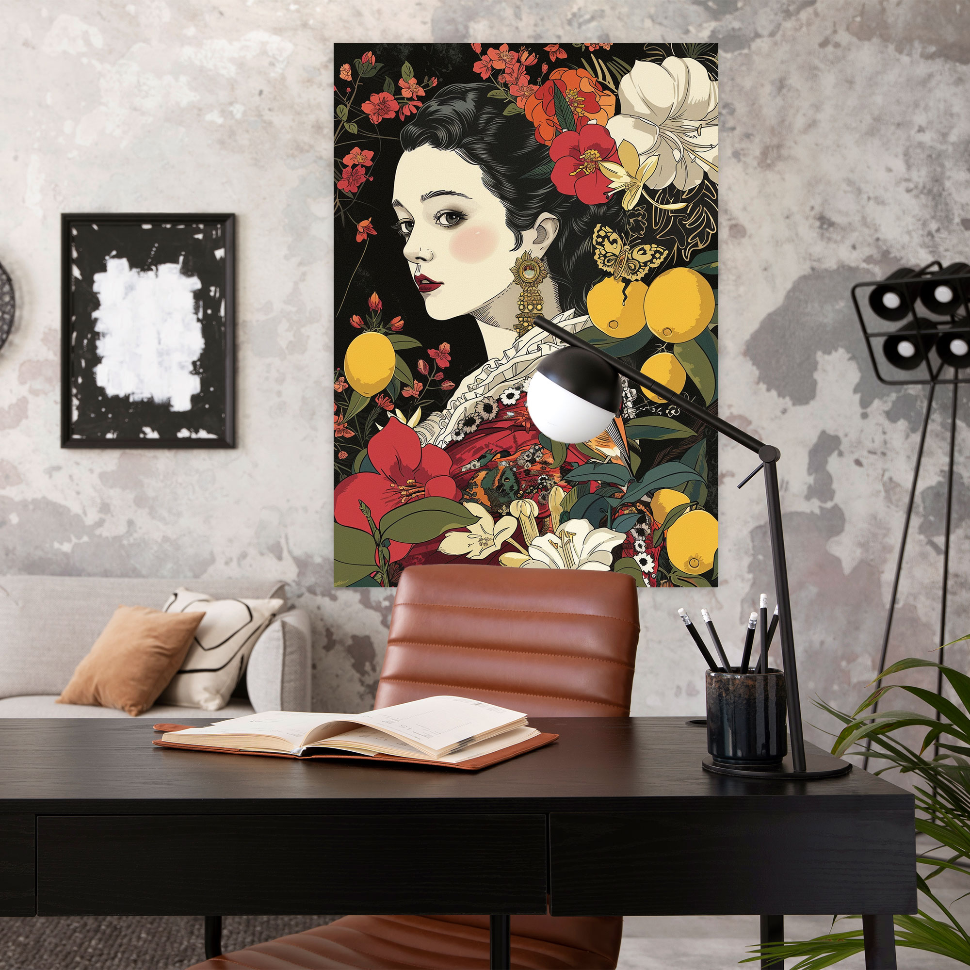 Baroque Pop Art Wall Decoration - Classicism And Popart, Canvas Print, Wall Art, Wall Decoration