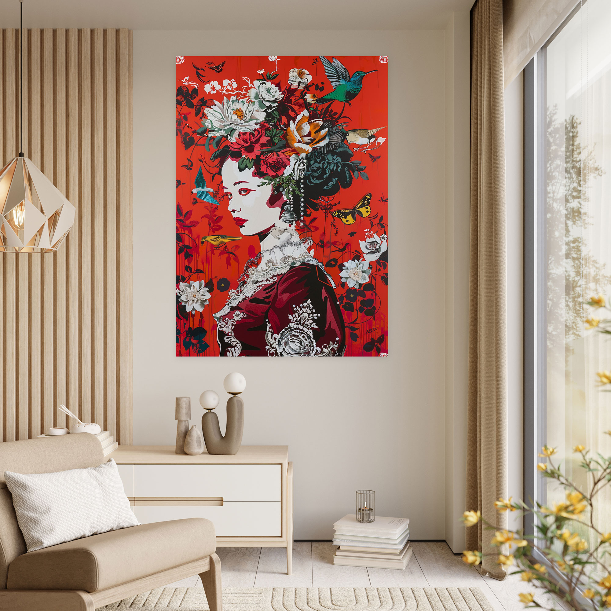 Rococo Pop Art Canvas Print - Classicism And Popart, Canvas, Canvas Print, Canvas Wall Art