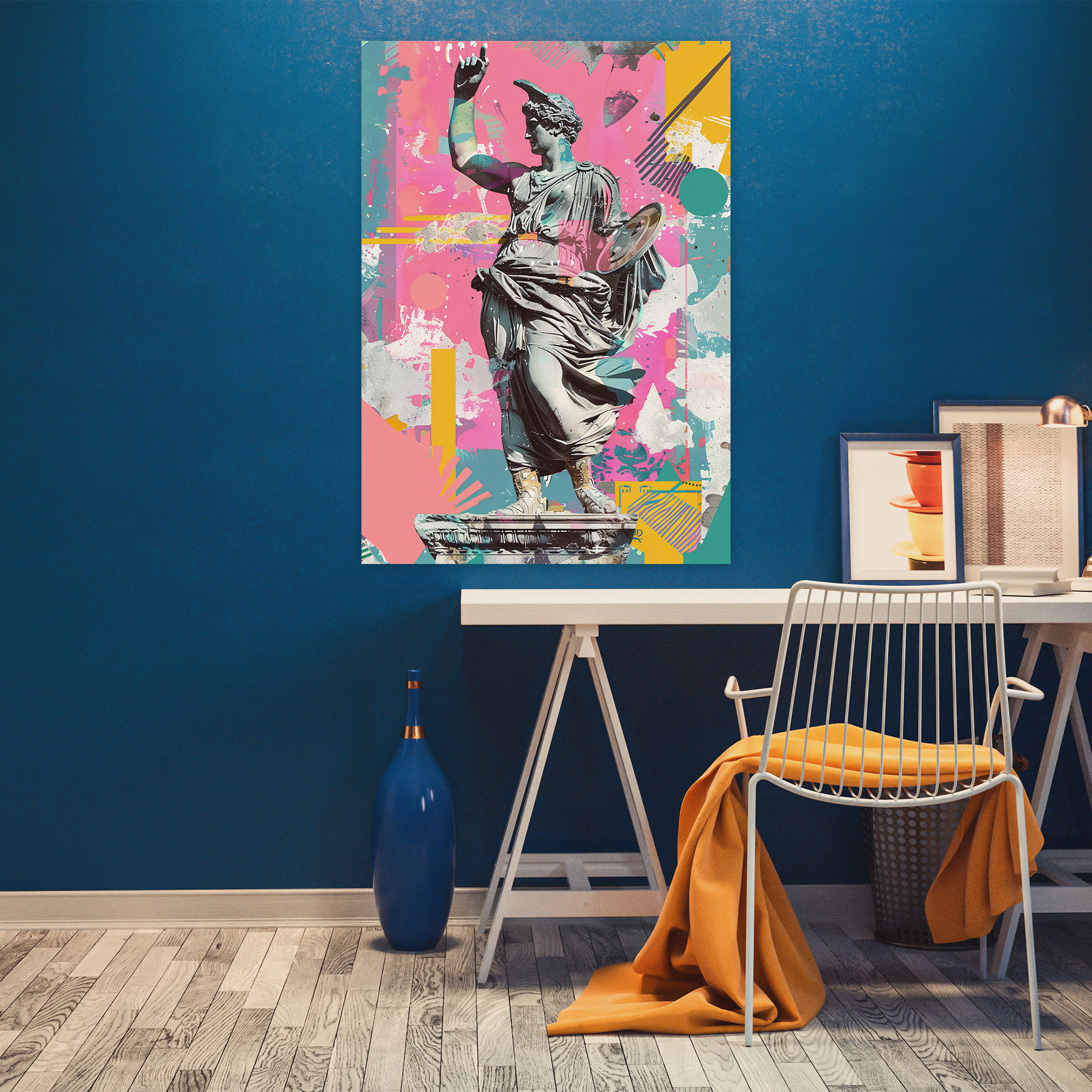 Greek Mythology Pop Art Wall Art - Classicism And Popart, Canvas Wall Art, Wall Decoration, Greek Mythology