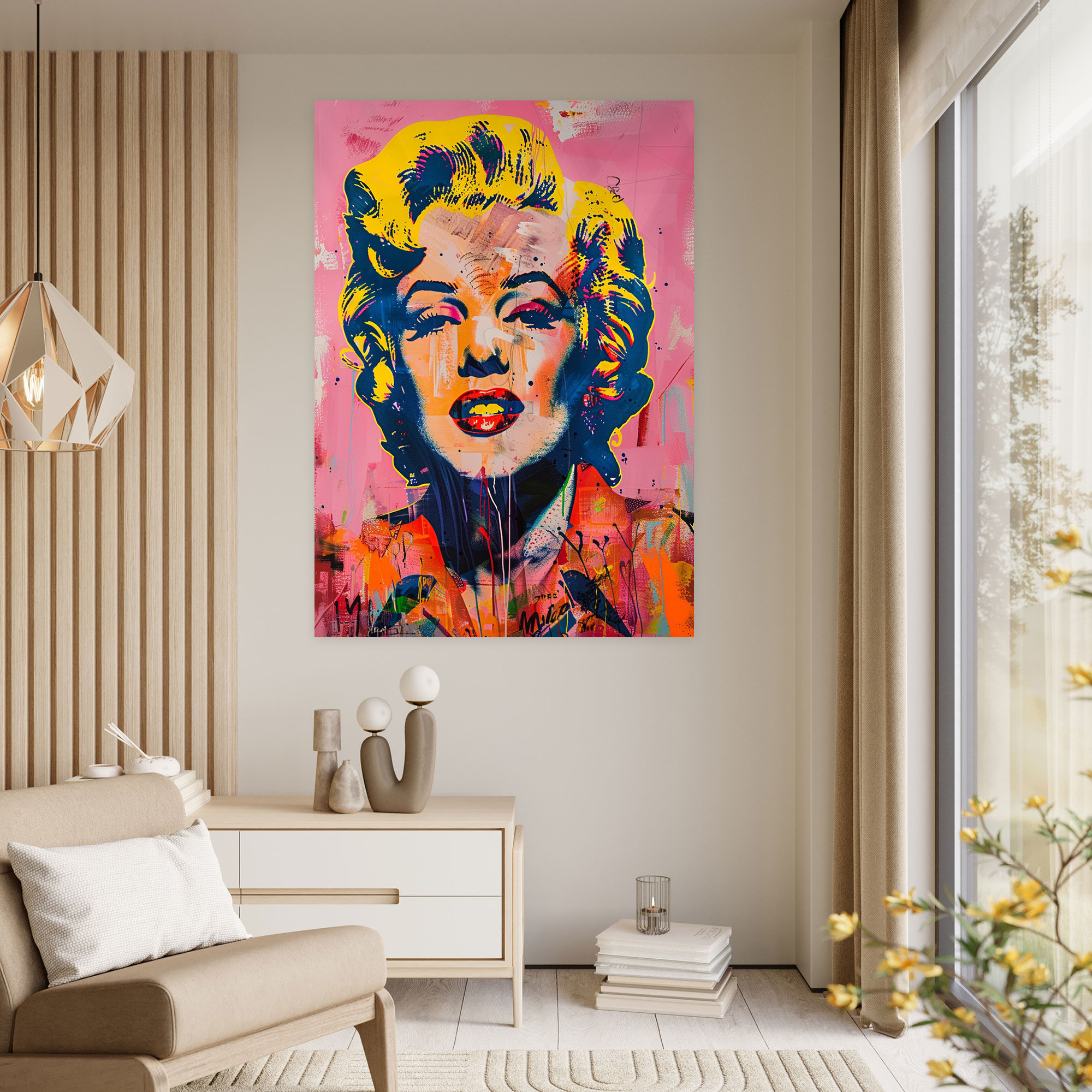 Pop Art Timeless Art Masterpiece Wall Art - Classicism And Popart, Wall Decoration, Wall Art, Combine Classicism With Pop Art