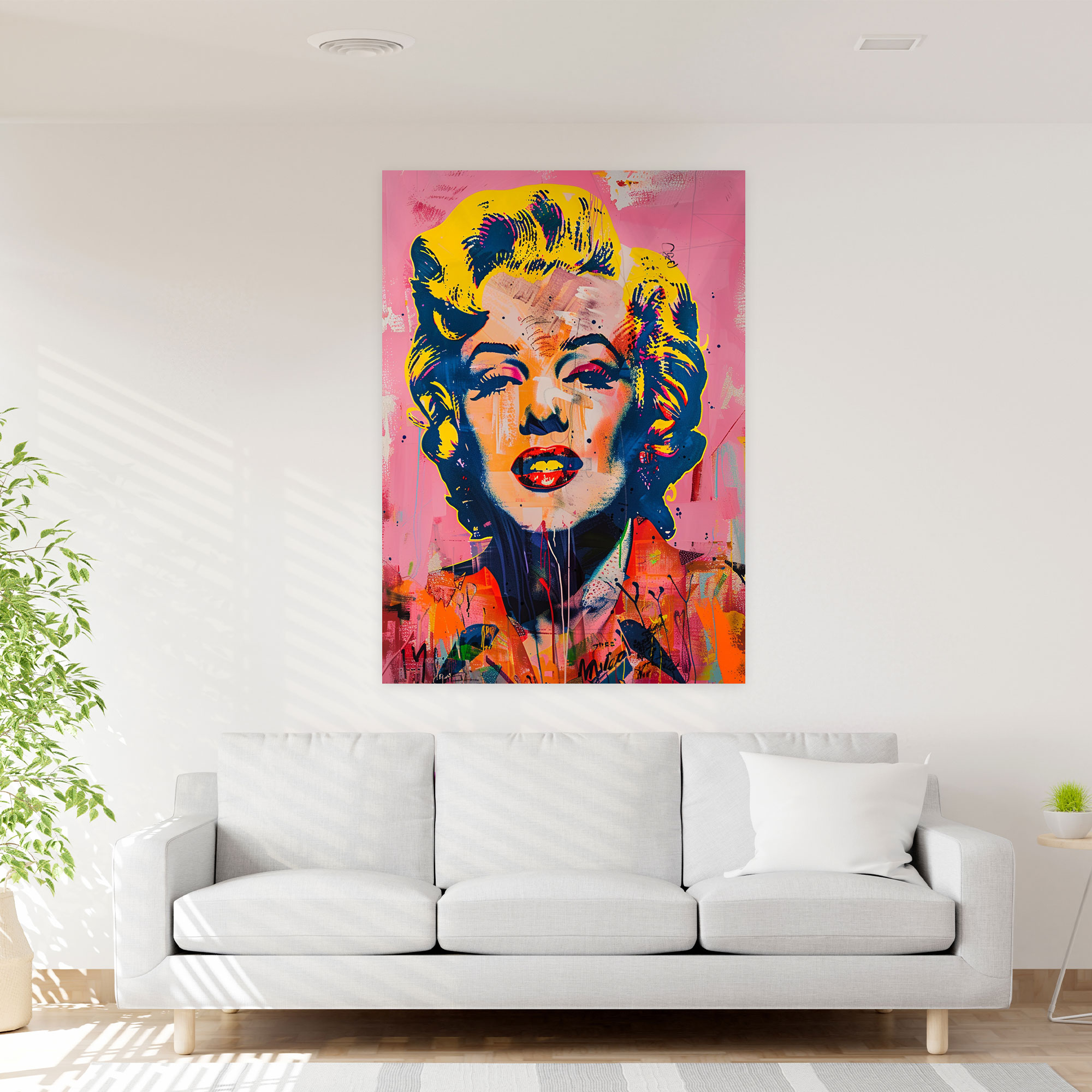 Pop Art Timeless Art Masterpiece Wall Art - Classicism And Popart, Wall Decoration, Wall Art, Combine Classicism With Pop Art