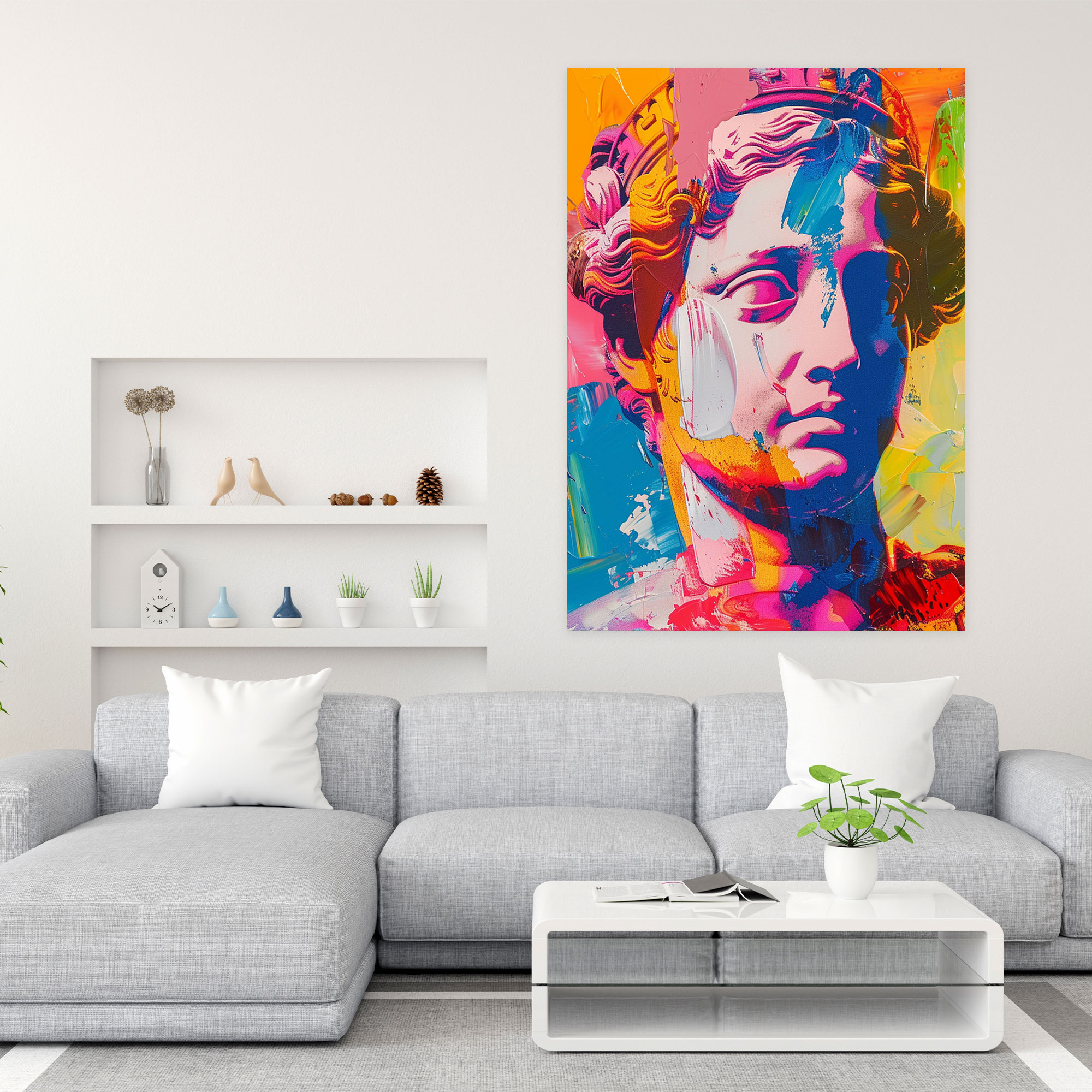 Classicism Pop Art Canvas Print - Classicism And Popart, Canvas Print, Classicism Pop Art, Canvas