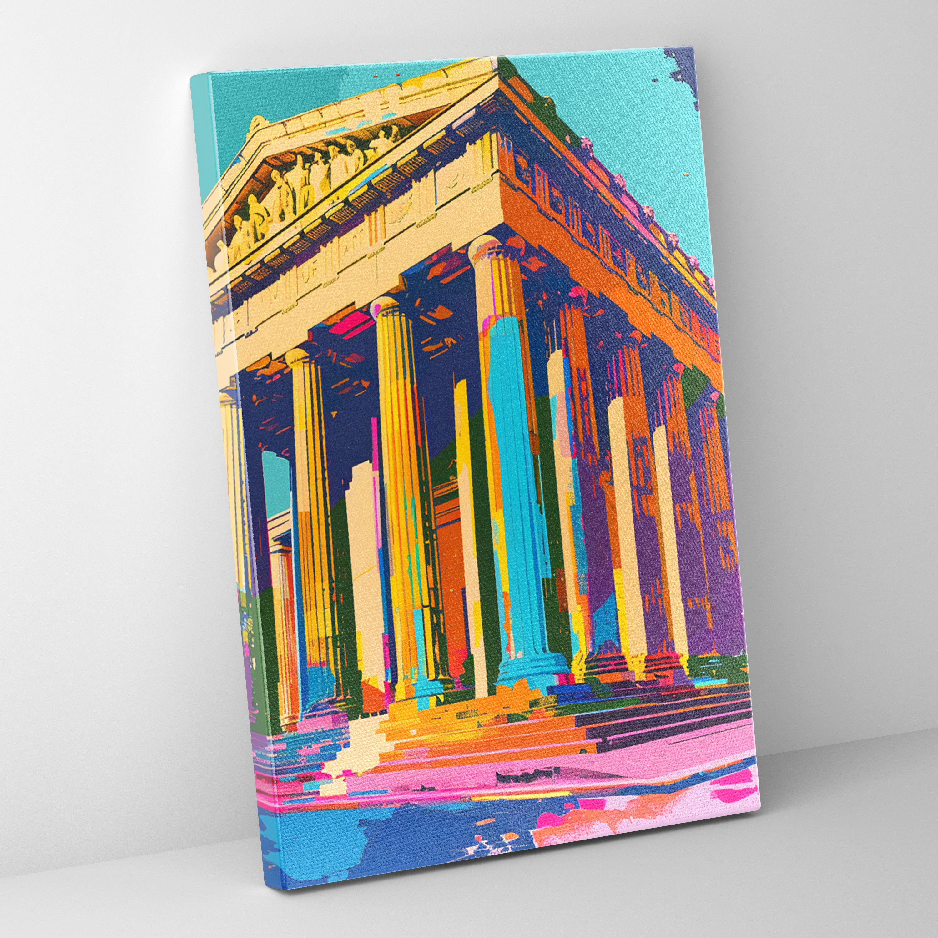 Classicism Meets Pop Art Canvas Print - Classicism And Popart, Wall Decoration, Home Decoration, Classicism Meets Pop Art