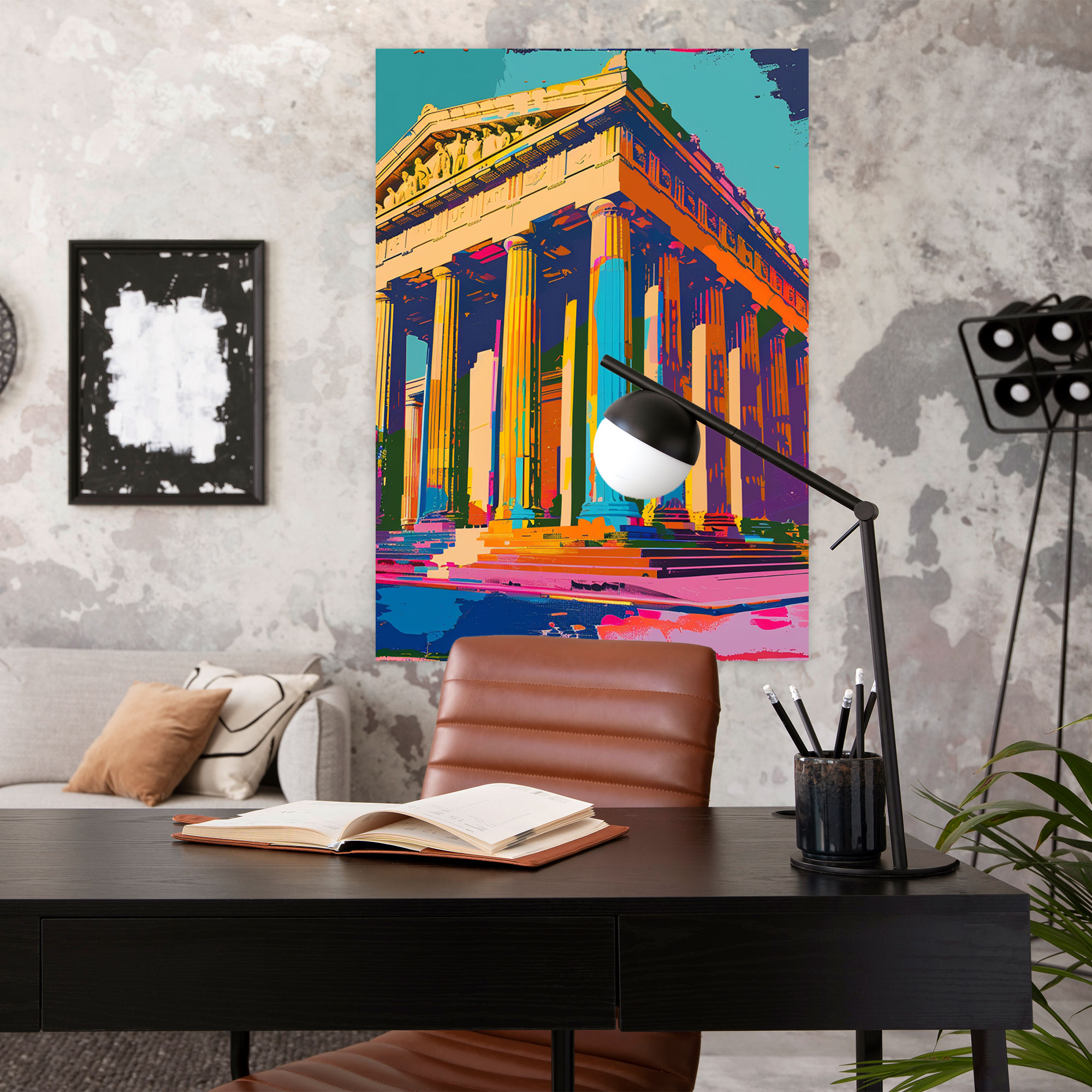 Classicism Meets Pop Art Canvas Print - Classicism And Popart, Wall Decoration, Home Decoration, Classicism Meets Pop Art