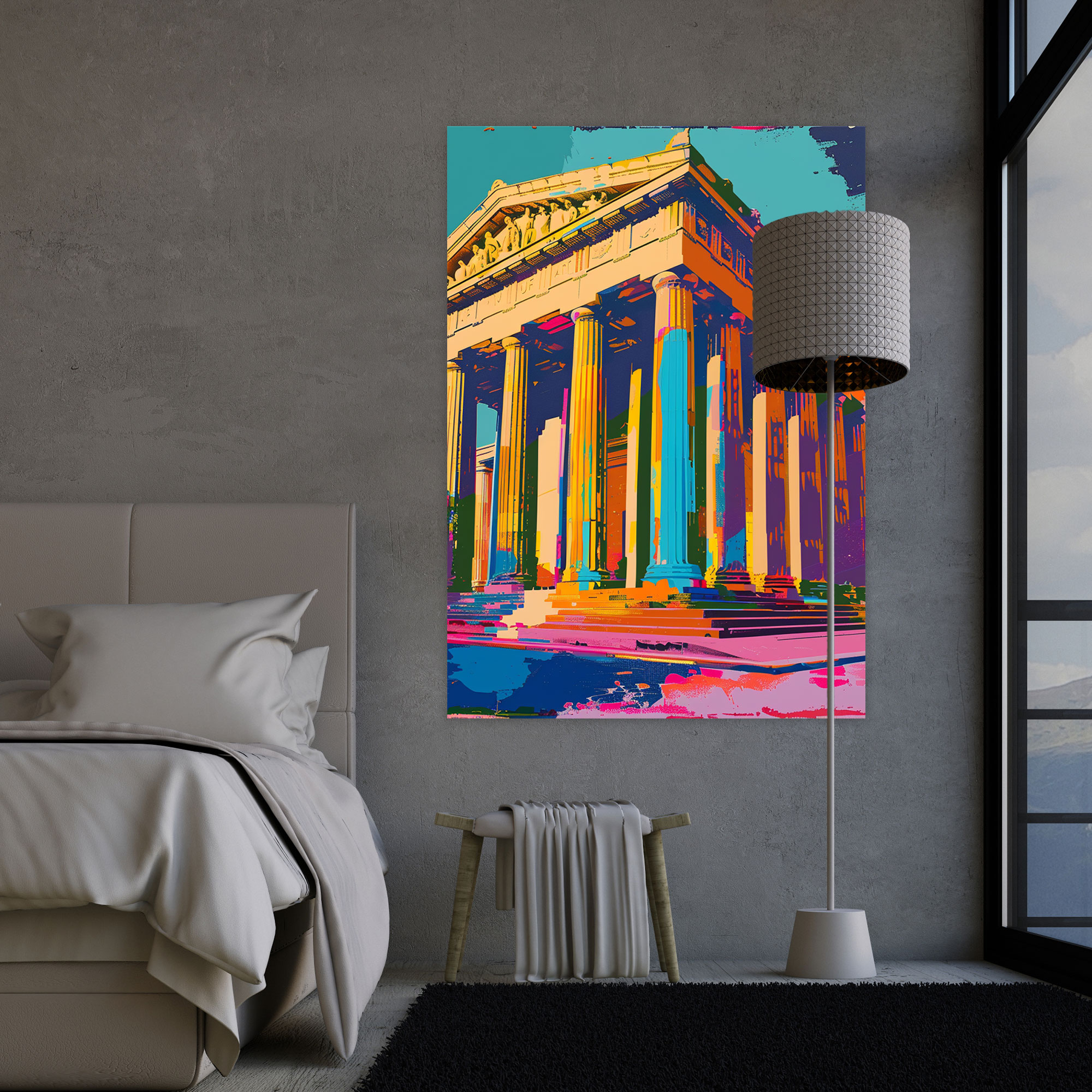 Classicism Meets Pop Art Canvas Print - Classicism And Popart, Wall Decoration, Home Decoration, Classicism Meets Pop Art