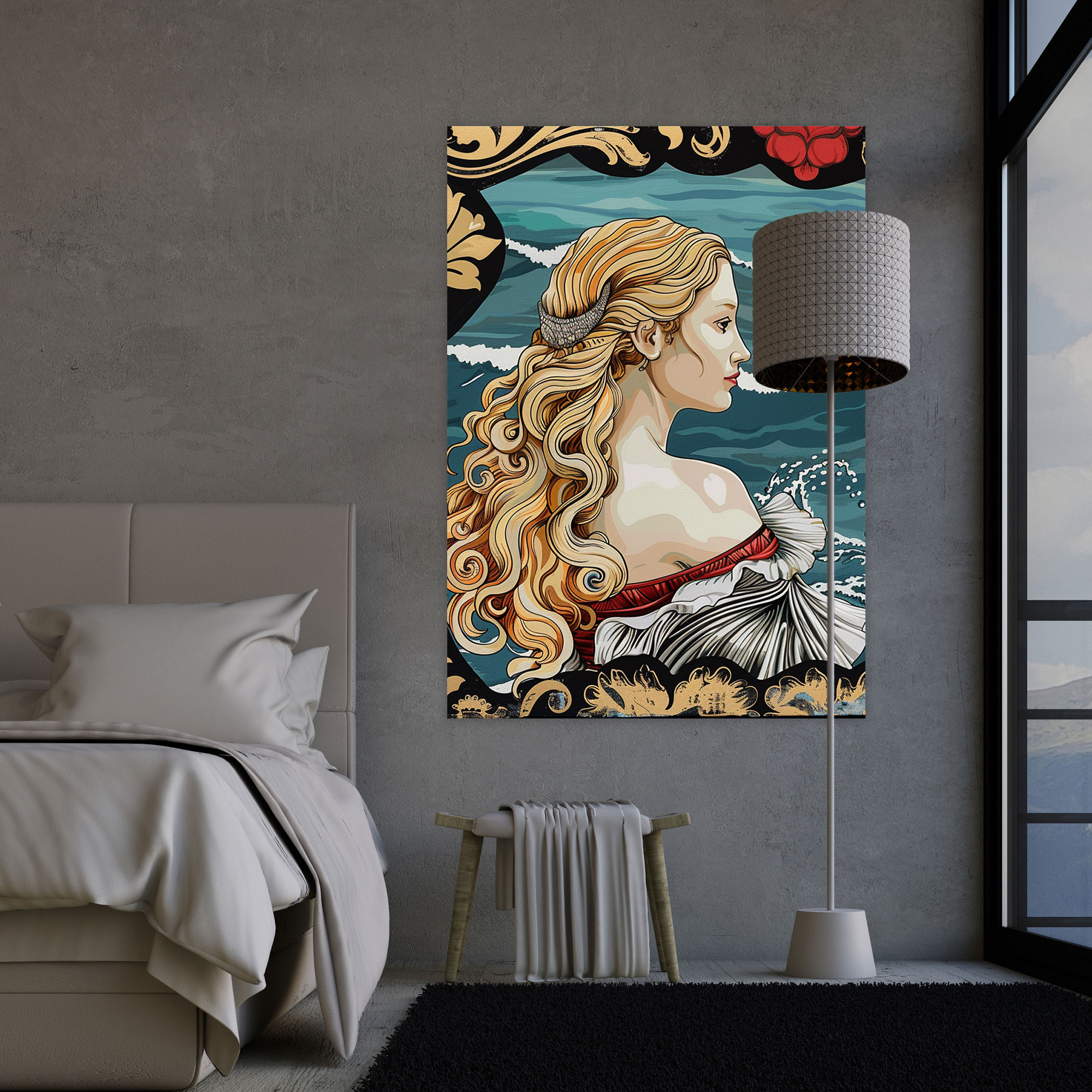 Classicism Meets Pop Art Canvas Print - Classicism And Popart, Wall Art, Canvas, Canvas Wall Art