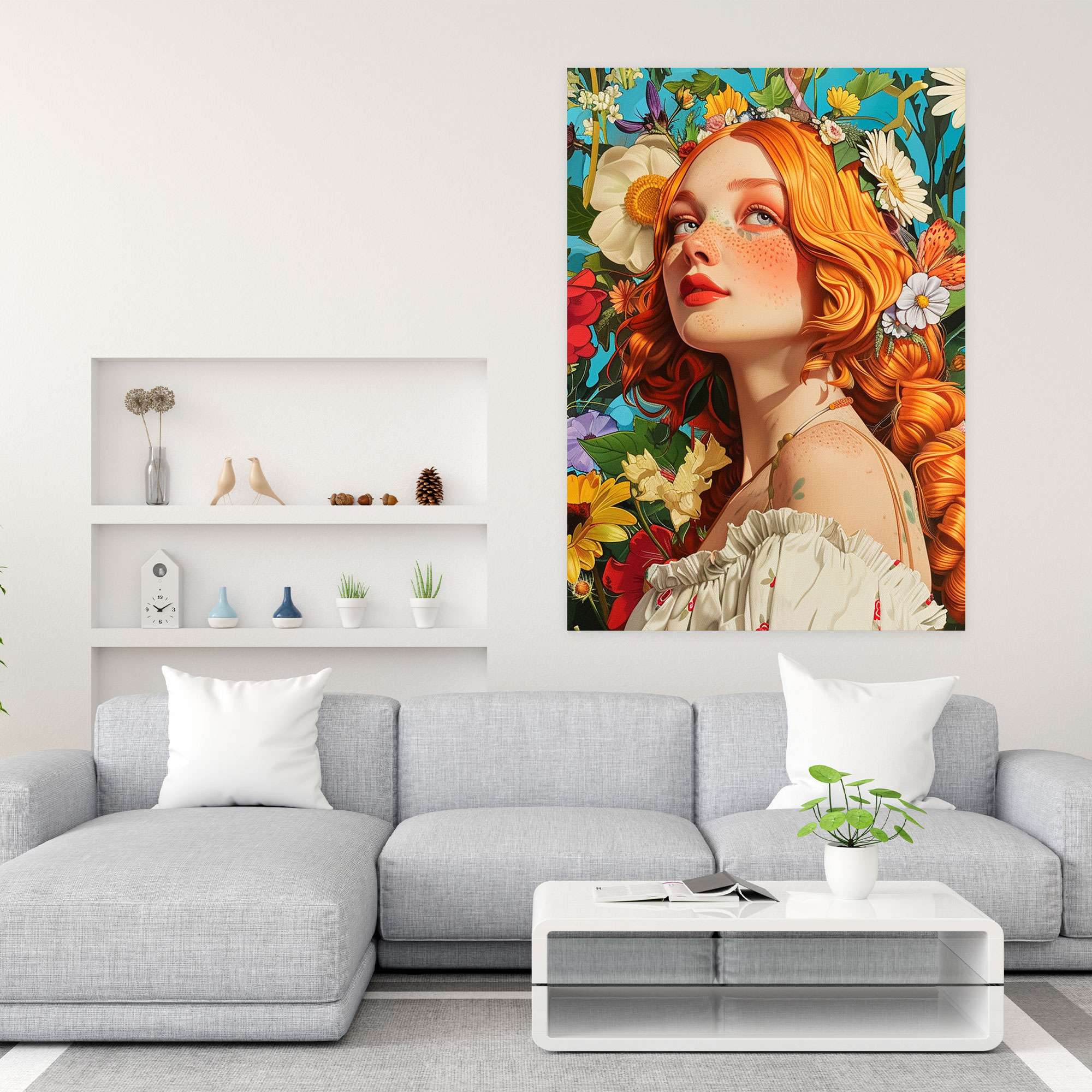 Primavera Remix Wall Decoration - Classicism And Popart, Canvas Wall Art, Primavera Remix, Wall Decoration