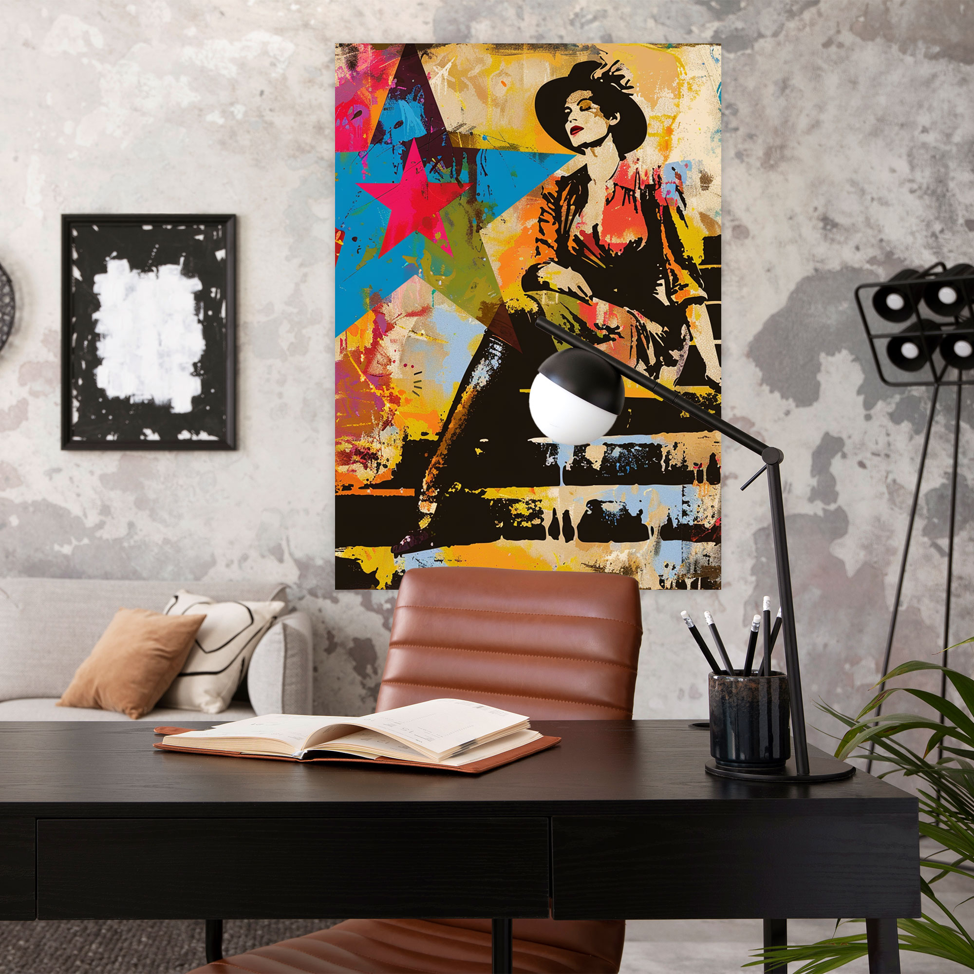 The Star Remix Wall Decoration - Classicism And Popart, Canvas Wall Art, Canvas, Canvas Print