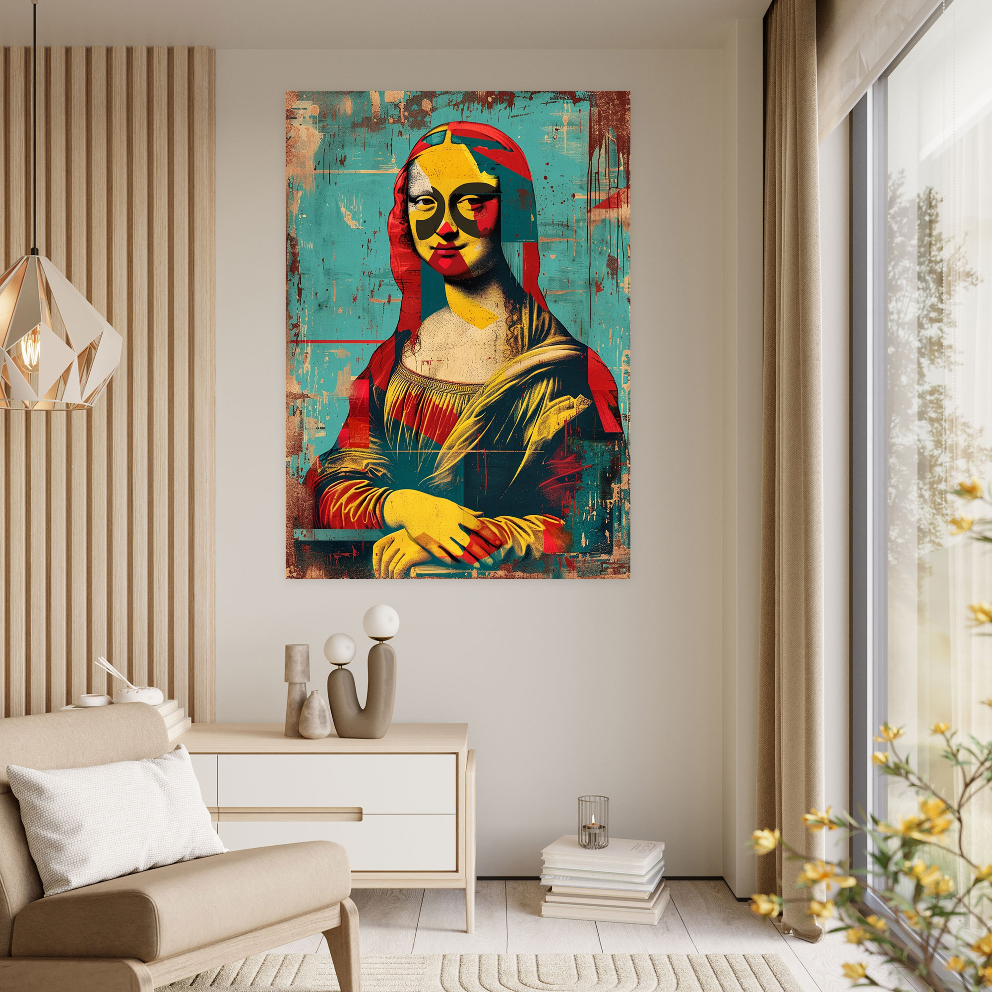 Pop Art Twist Canvas Print - Classicism And Popart, Wall Decoration, Canvas Print, Pop Art Twist