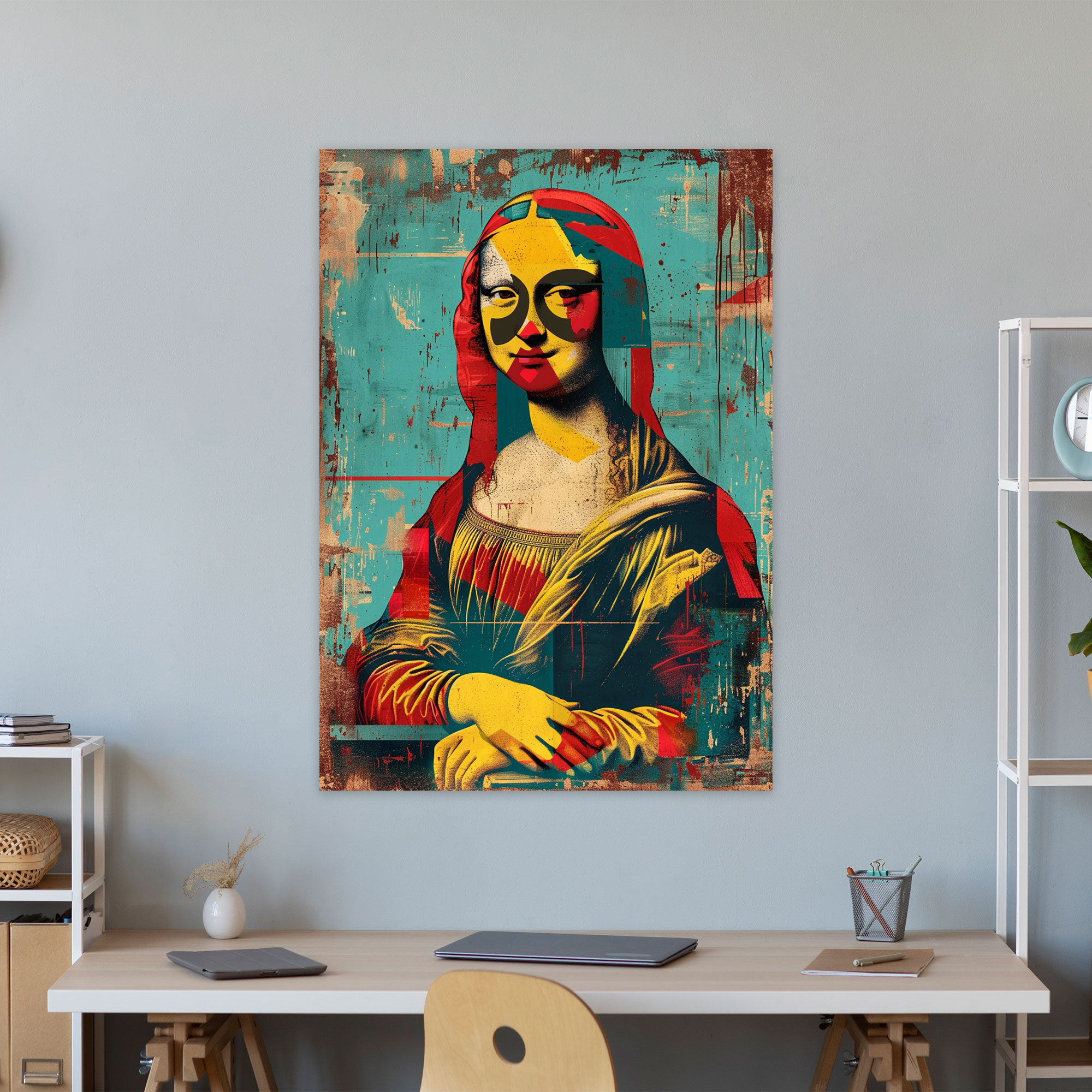 Pop Art Twist Canvas Print - Classicism And Popart, Wall Decoration, Canvas Print, Pop Art Twist