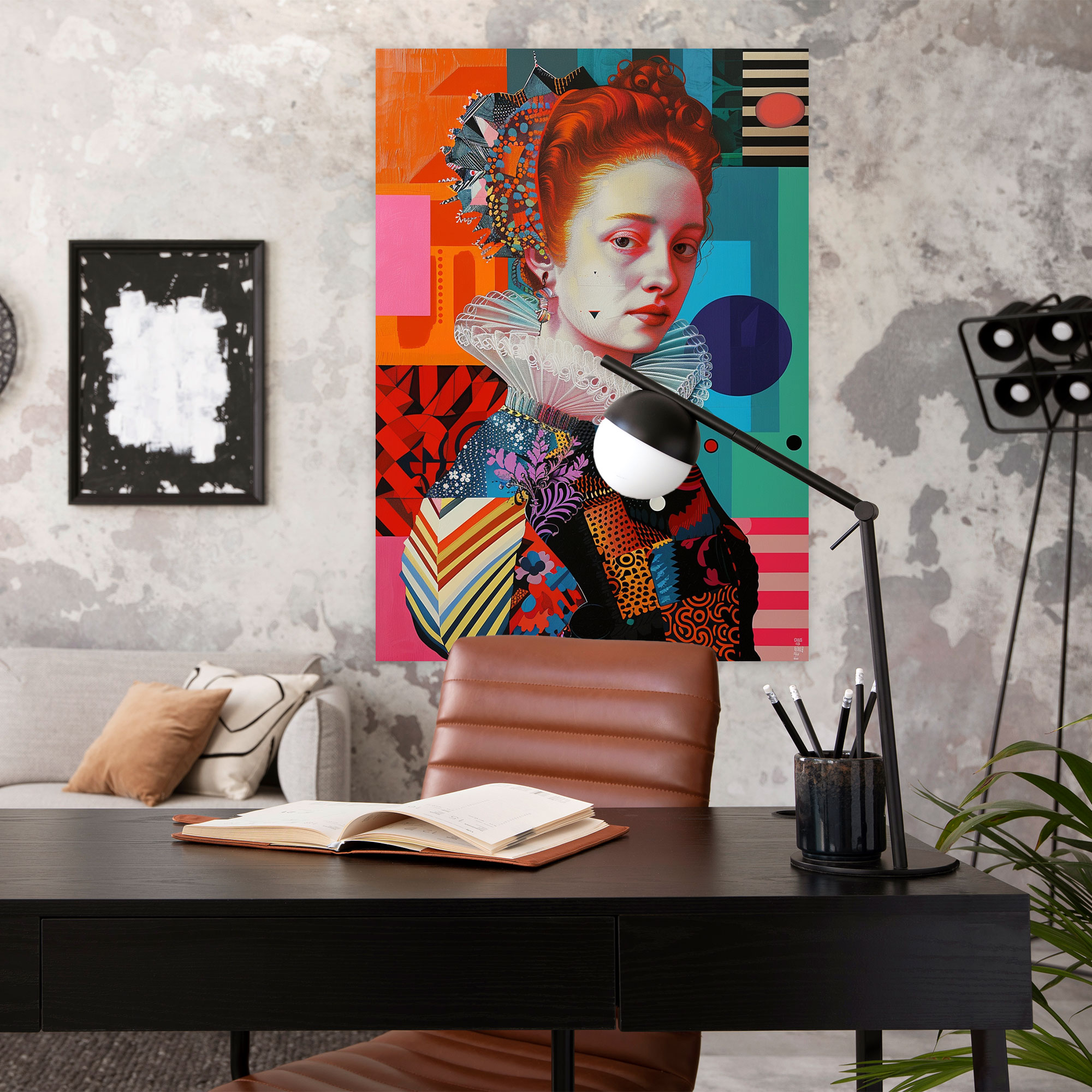 Contemporary Art Fusion Canvas Print - Classicism And Popart, Contemporary Art Fusion, Home Decoration, Wall Art