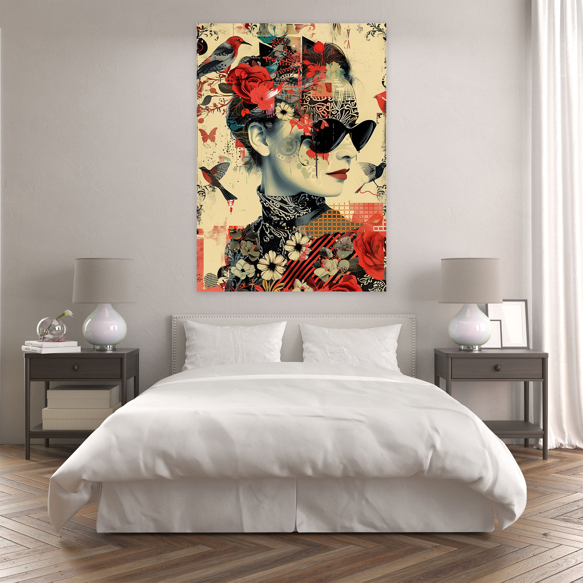 Digital Pop Art Fusion Canvas Print - Classicism And Popart, Home Decoration, Wall Decoration, Canvas Print