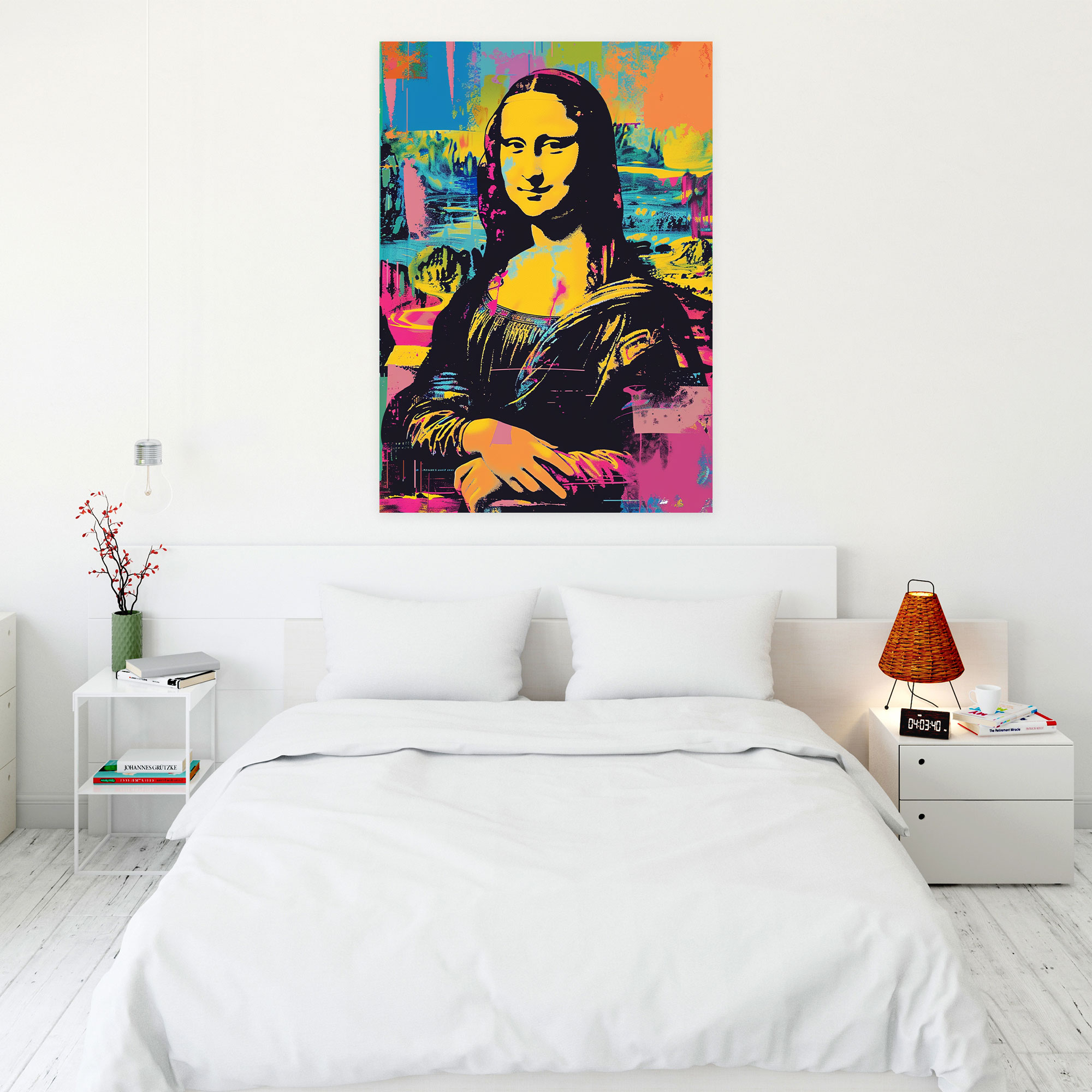 Mona Lisa Canvas Print Wall Art - Classicism And Popart, Canvas, Combine Classicism With Pop Art, Canvas Wall Art