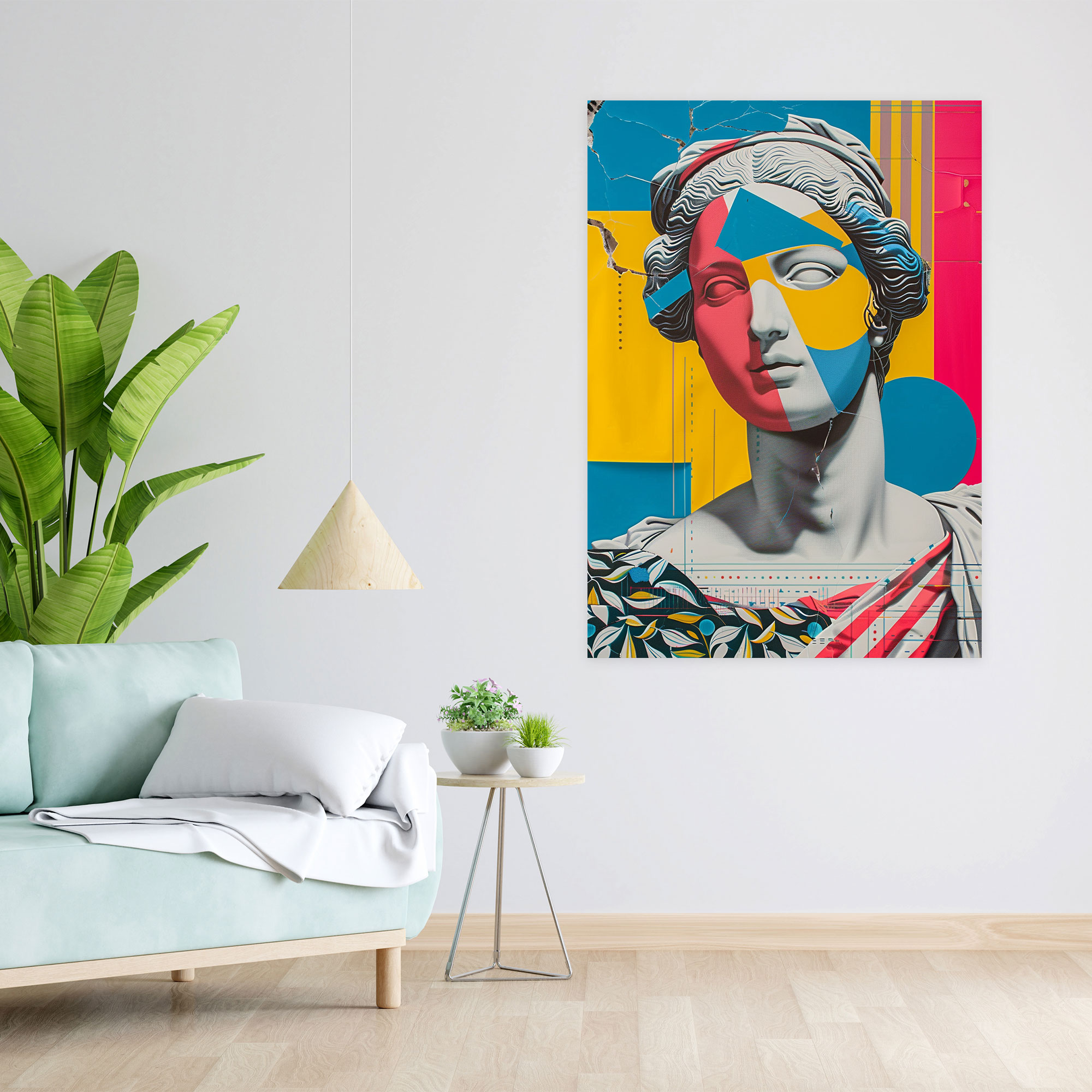 Pop Art Rönesansı Kanvas Tablo - Klasizm ve Pop Art Kanvas Kanvas Duvar Sanatı Duvar Dekorasyonu