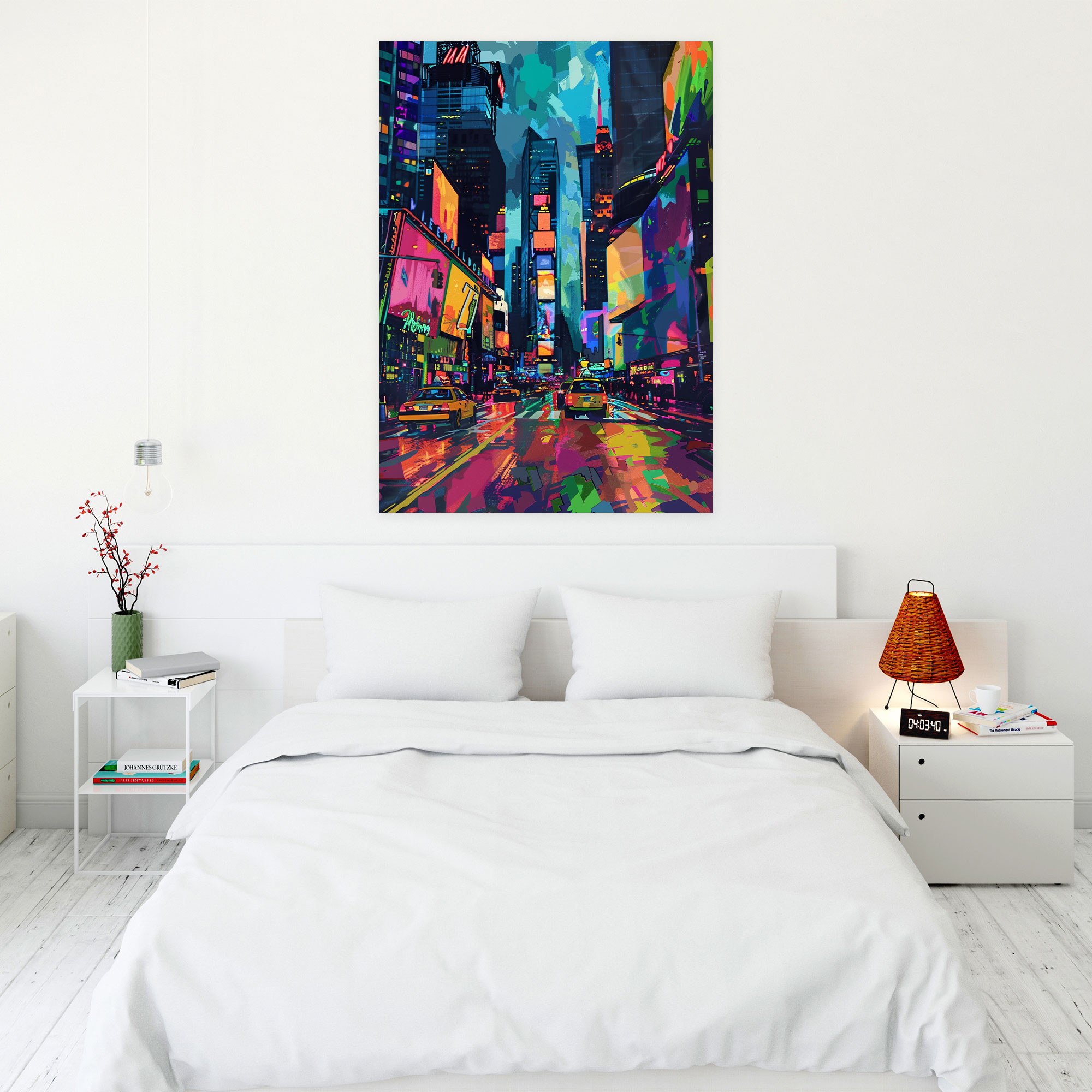 Cityscape Pop Art Canvas Print - Classicism And Popart, Combine Classicism With Pop Art, Canvas Print, Wall Art