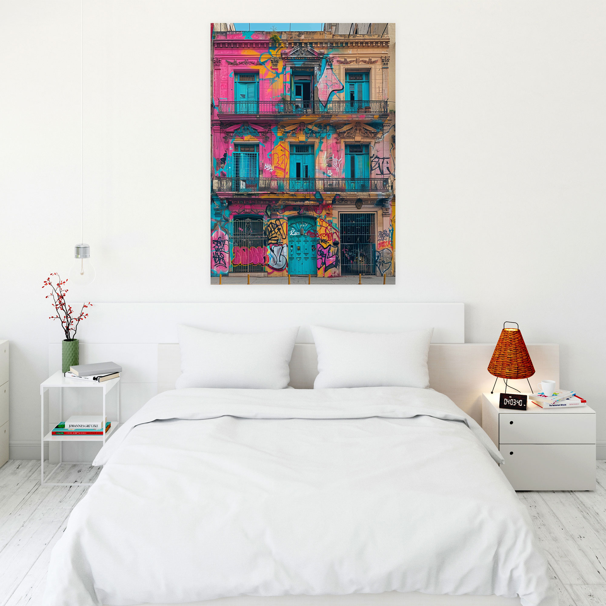 Neoclassical Graffiti Canvas Print - Classicism And Popart, Canvas, Wall Art, Neoclassical Graffiti