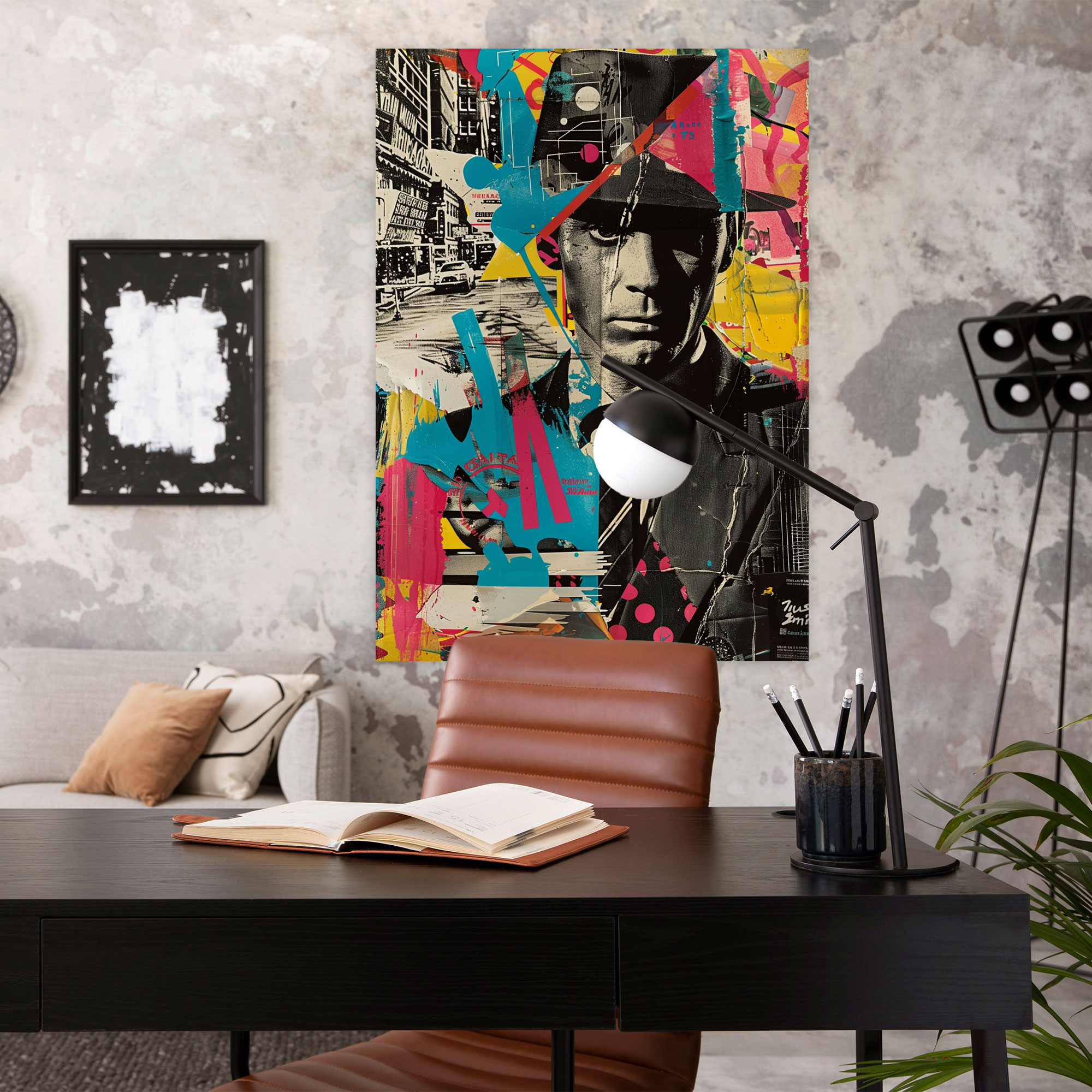 Vintage Pop Art Canvas Print - Classicism And Popart, Wall Art, Home Decoration, Canvas Print
