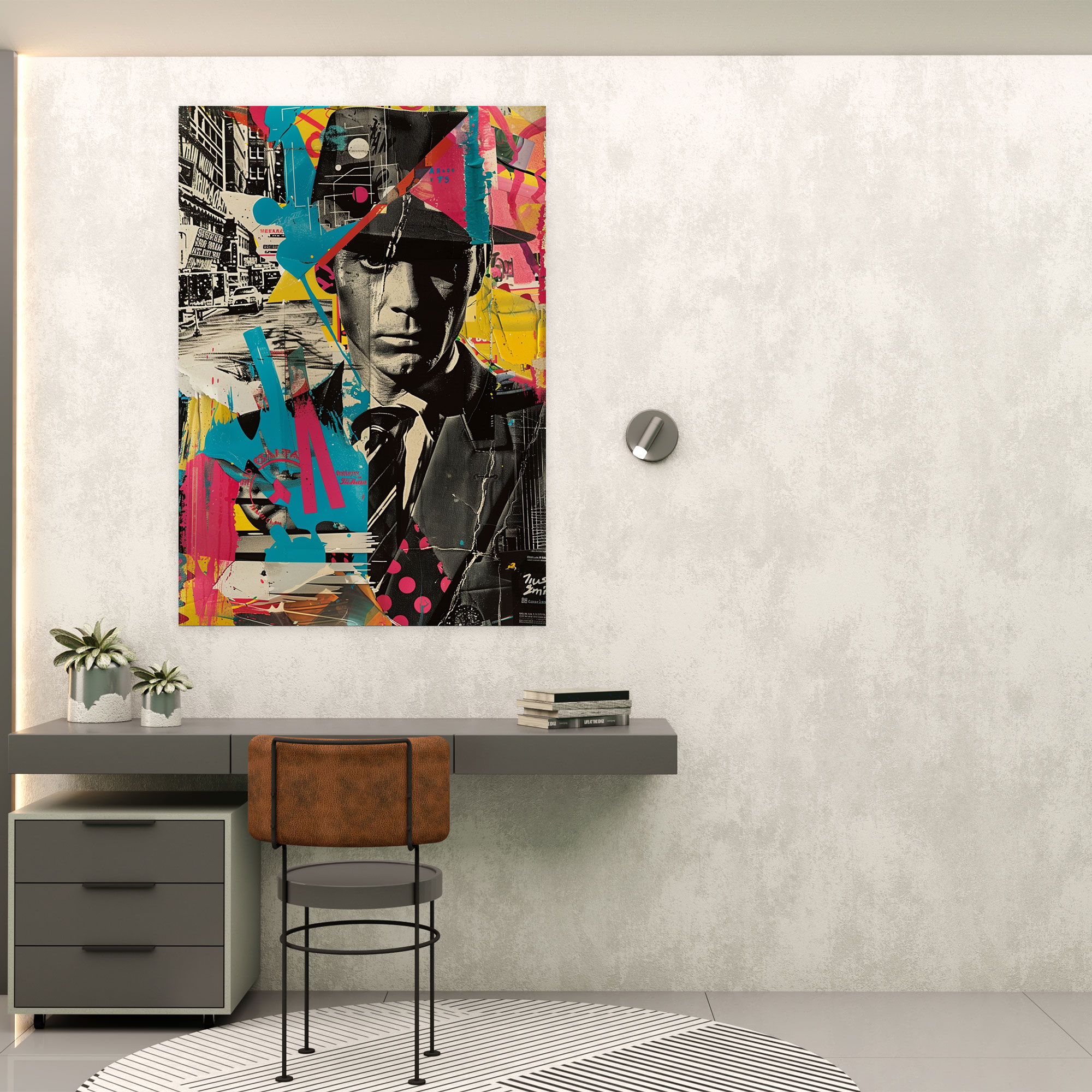 Vintage Pop Art Canvas Print - Classicism And Popart, Wall Art, Home Decoration, Canvas Print