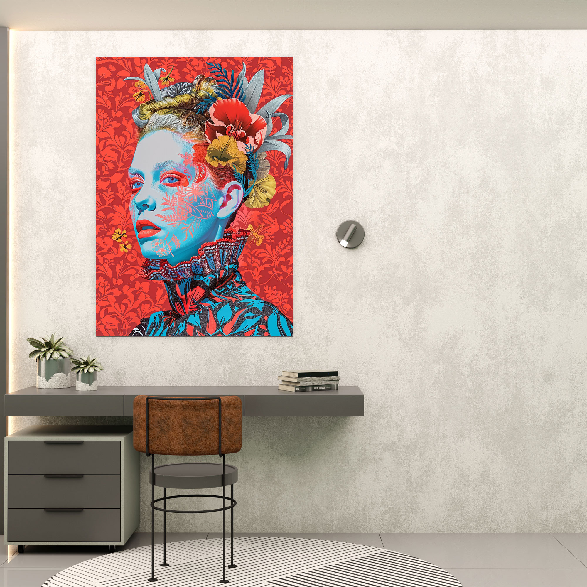 Baroque Street Art Wall Decoration - Classicism And Popart, Baroque Street Art, Canvas Wall Art, Canvas
