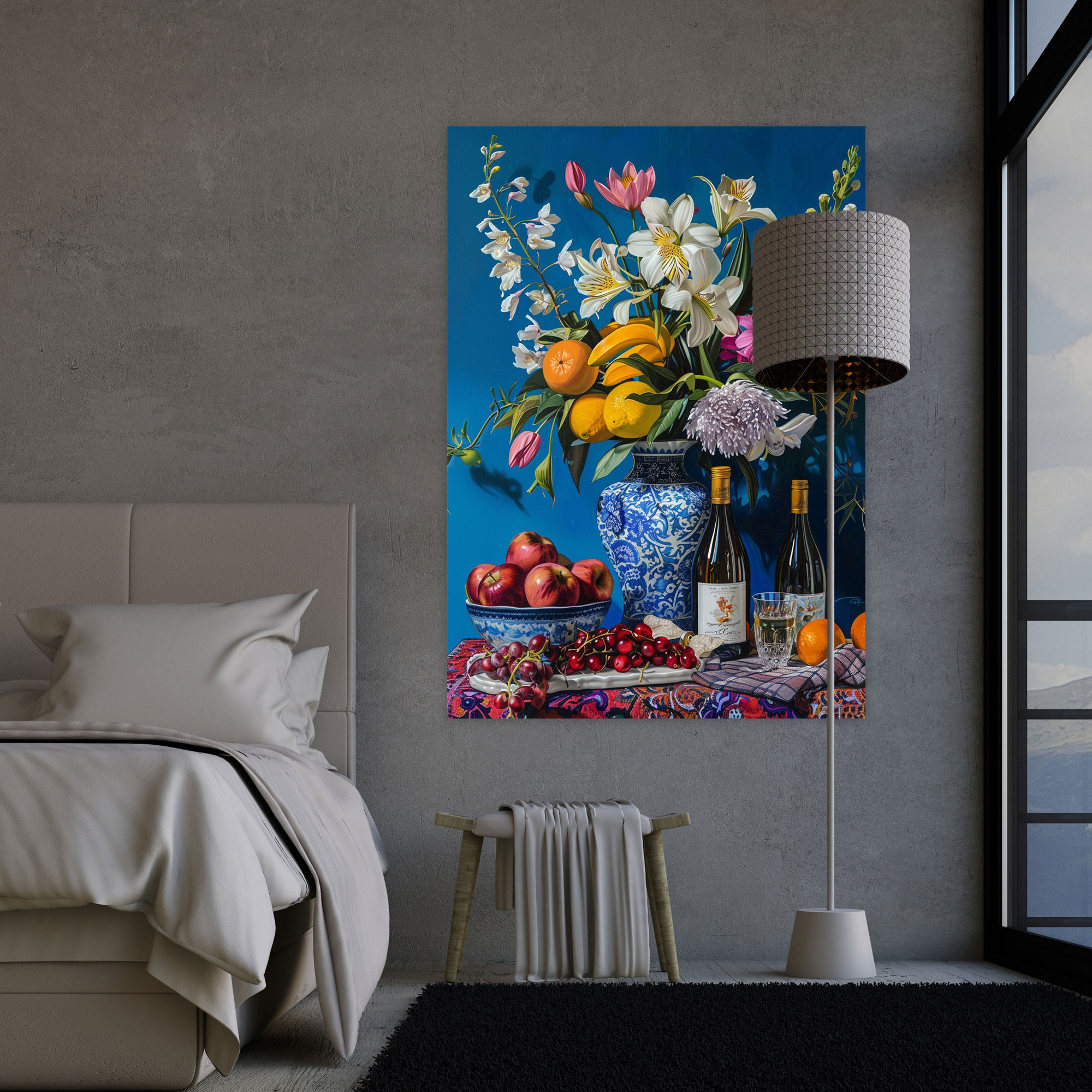 Still Life Pop Art Canvas Print - Classicism And Popart, Canvas Wall Art, Home Decoration, Wall Decoration