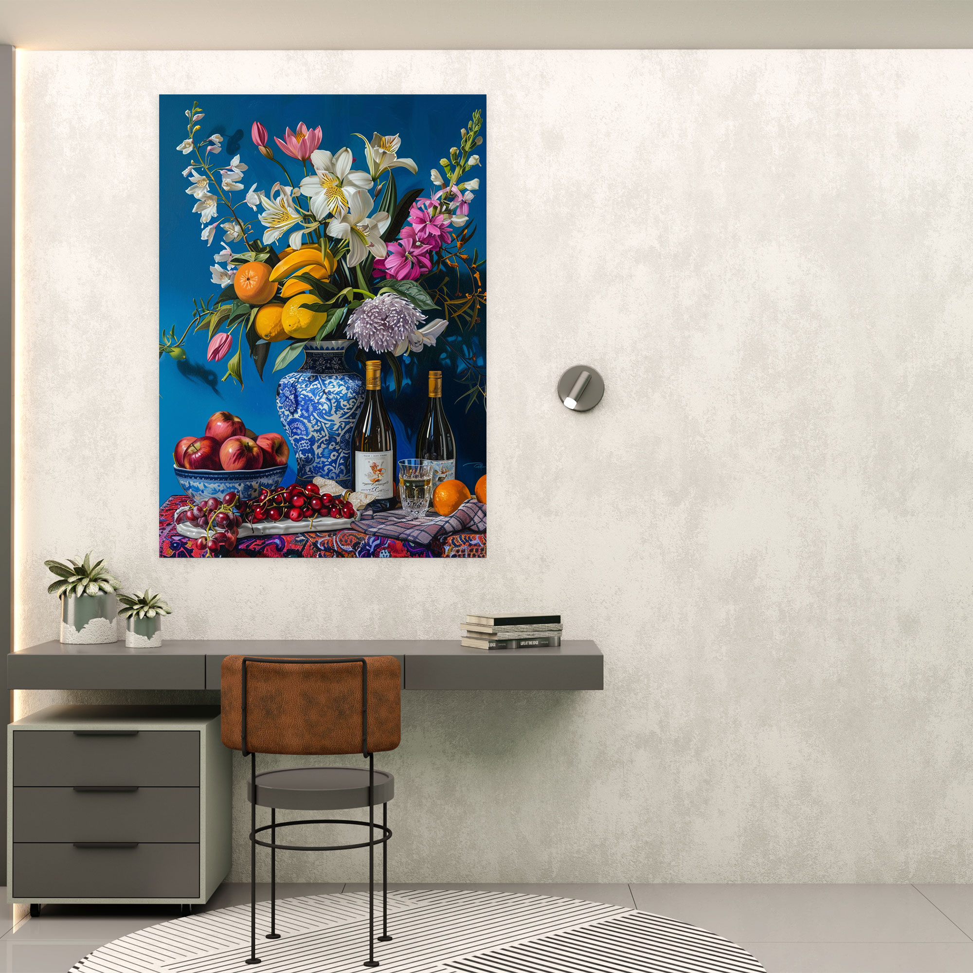 Still Life Pop Art Canvas Print - Classicism And Popart, Canvas Wall Art, Home Decoration, Wall Decoration
