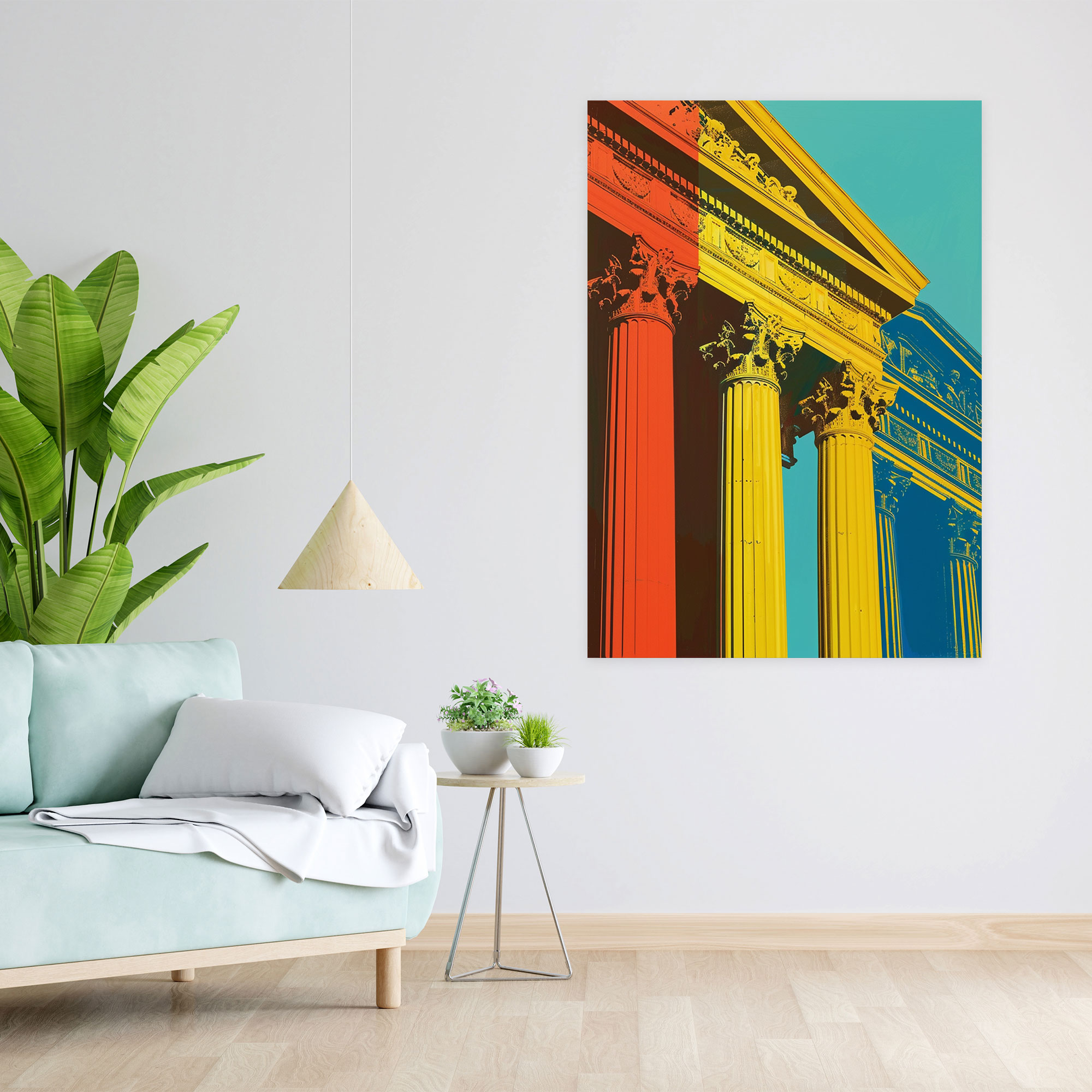 Classicism Pop Art Wall Art - Classicism And Popart, Wall Decoration, Canvas Wall Art, Classicism Pop Art