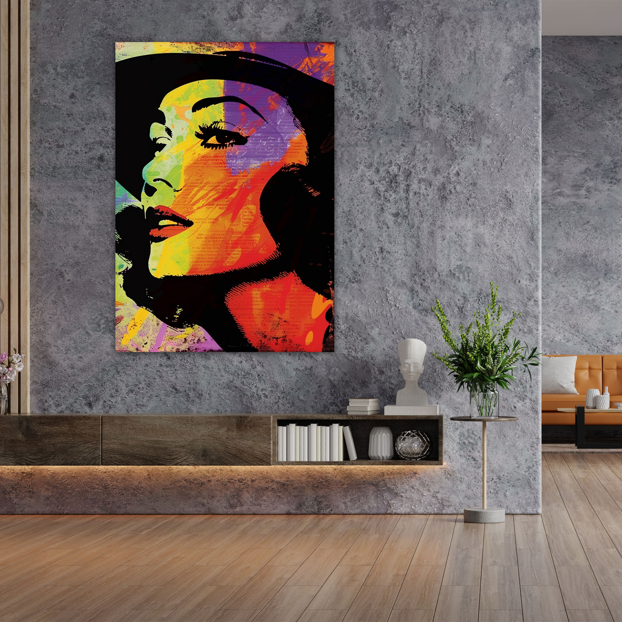 Pop Art Movie Poster Canvas Print - Classicism And Popart, Pop Art Movie Poster, Wall Art, Canvas Print