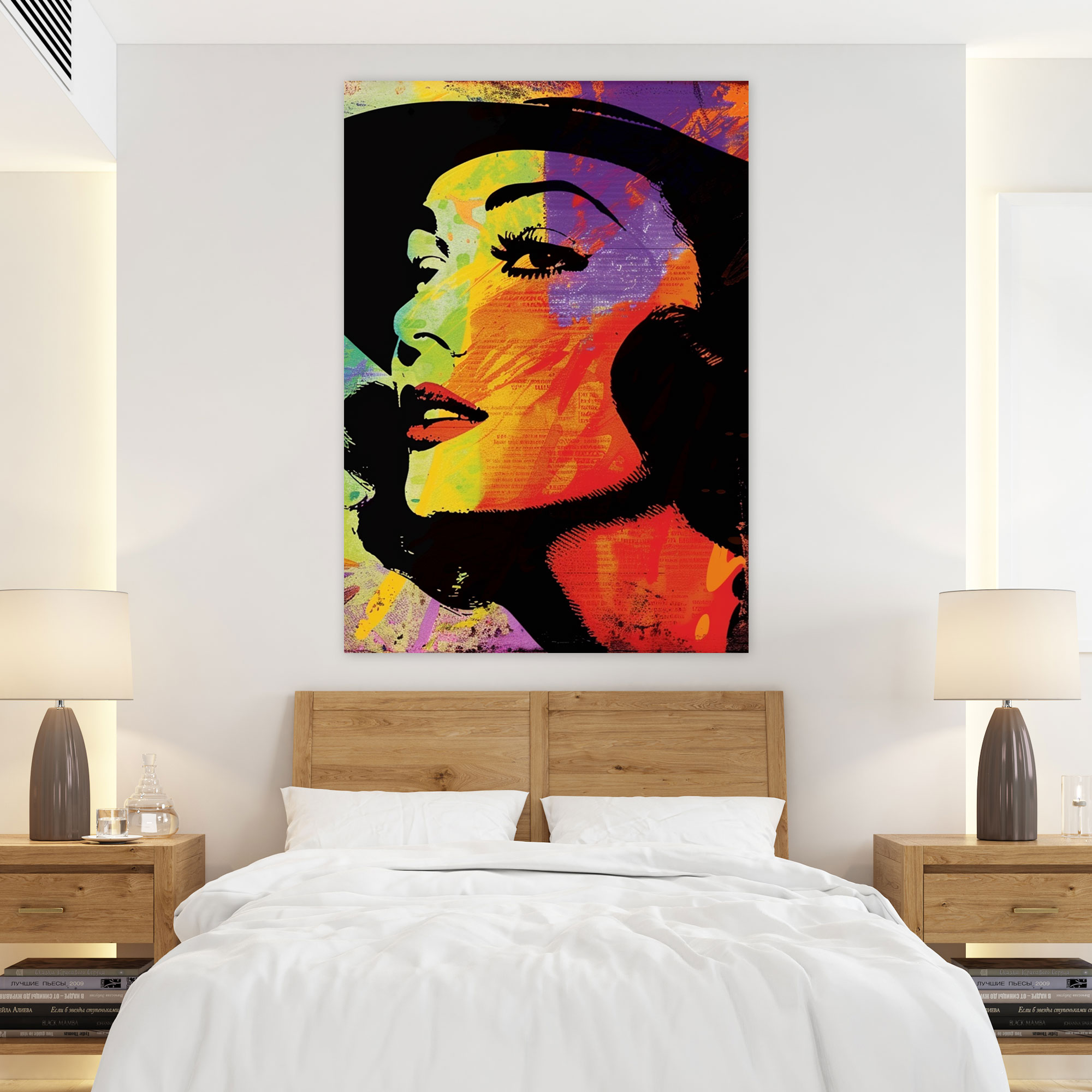 Pop Art Movie Poster Canvas Print - Classicism And Popart, Pop Art Movie Poster, Wall Art, Canvas Print
