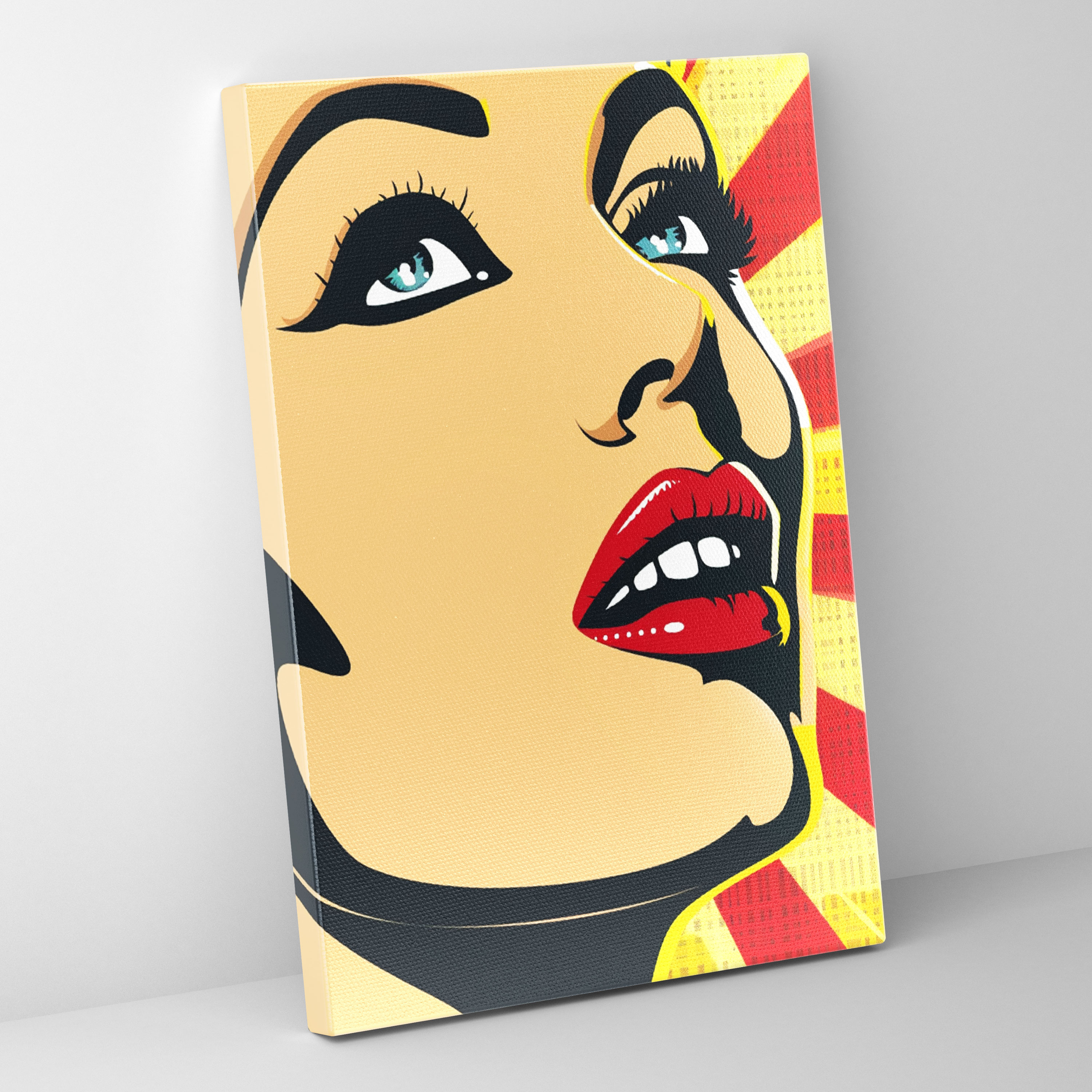 Pop Art Advertisement Poster Wall Decoration - Classicism And Popart, Home Decoration, Canvas Wall Art, Pop Art Advertisement Poster