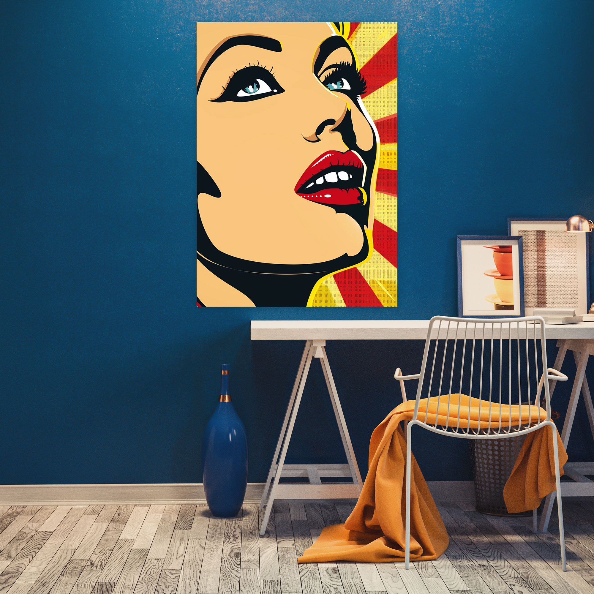 Pop Art Advertisement Poster Wall Decoration - Classicism And Popart, Home Decoration, Canvas Wall Art, Pop Art Advertisement Poster