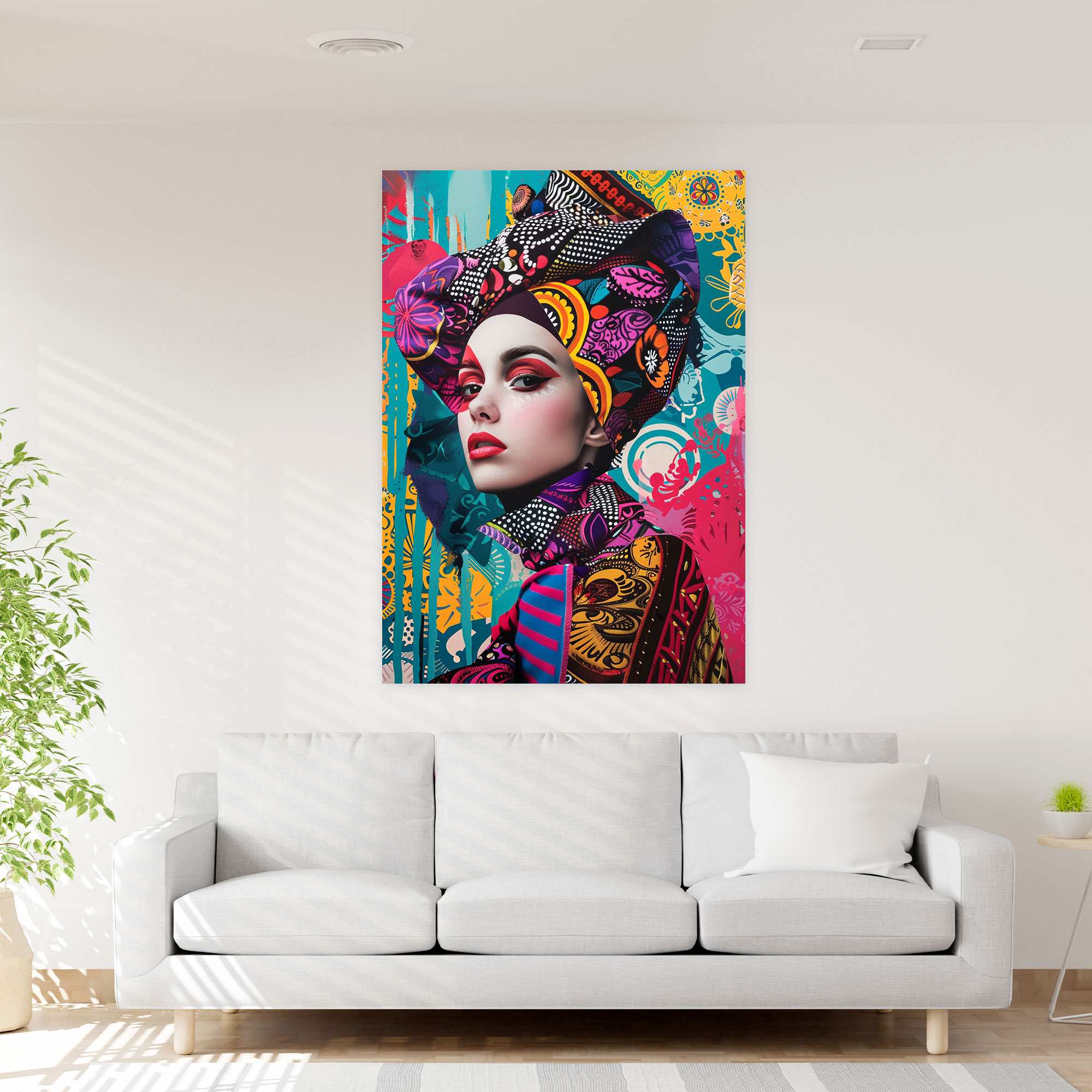 Renaissance Pop Fusion Wall Decoration - Classicism And Popart, Renaissance Pop Fusion, Wall Decoration, Canvas Wall Art