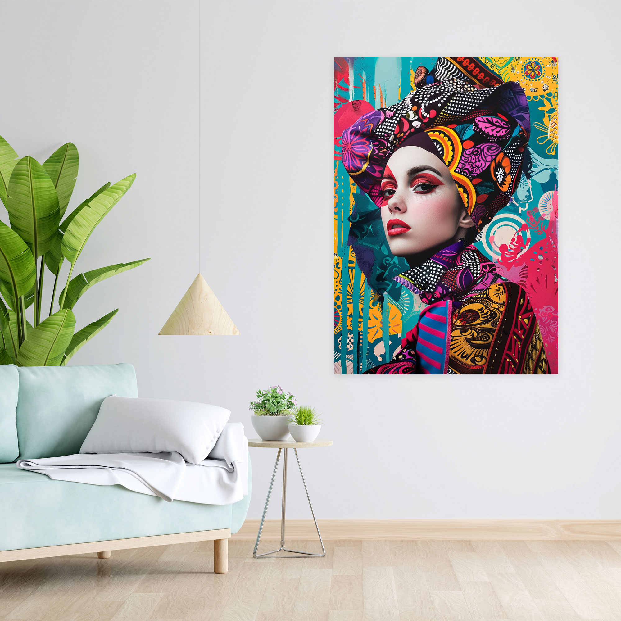 Renaissance Pop Fusion Wall Decoration - Classicism And Popart, Renaissance Pop Fusion, Wall Decoration, Canvas Wall Art